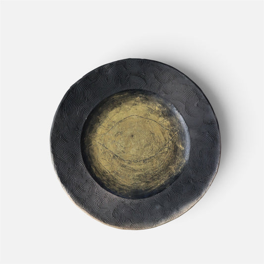Vintage Jinnai Sakata Japanese Ceramic Art Plate