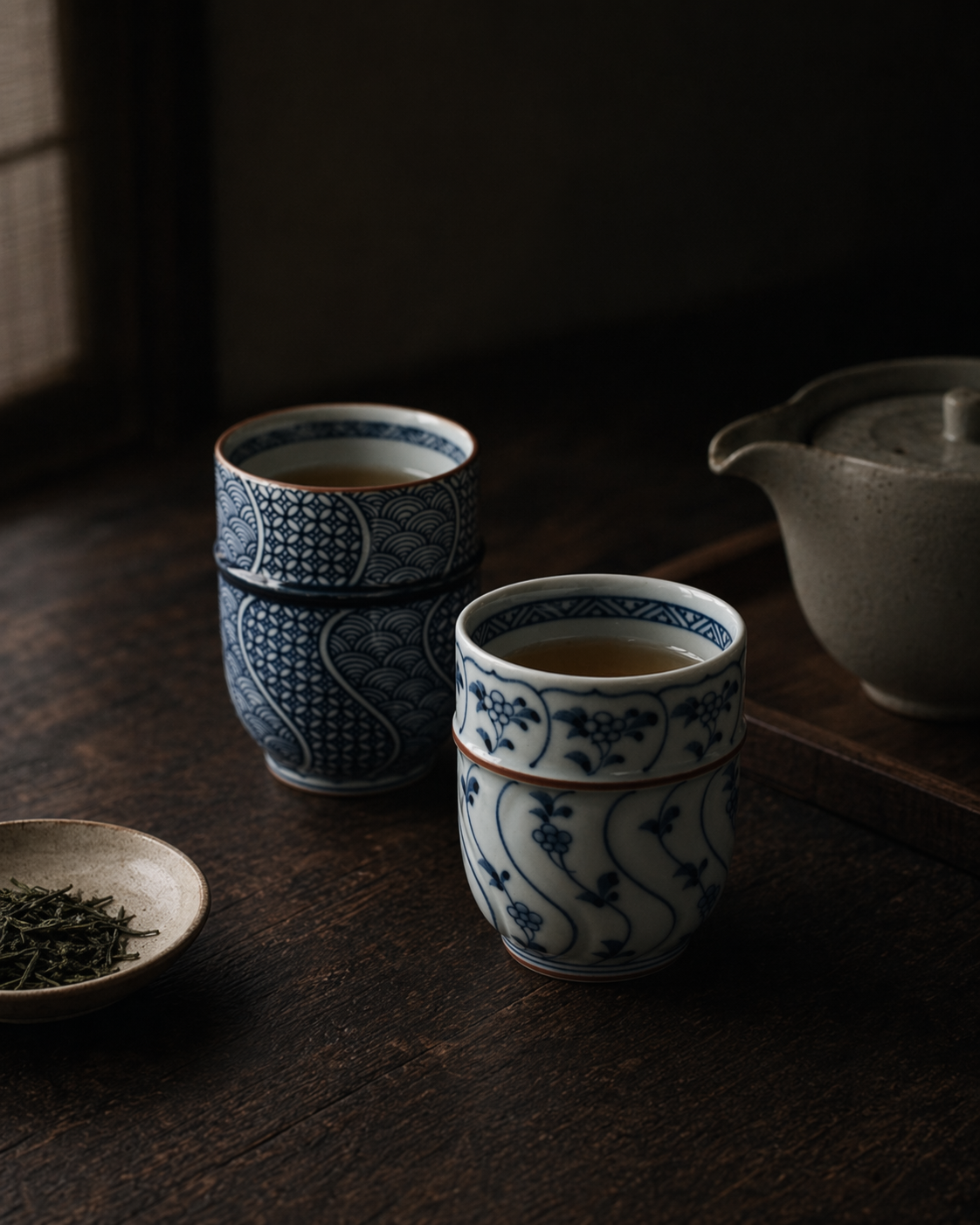 Japanese Hasami Porcelain Yunomi Cup