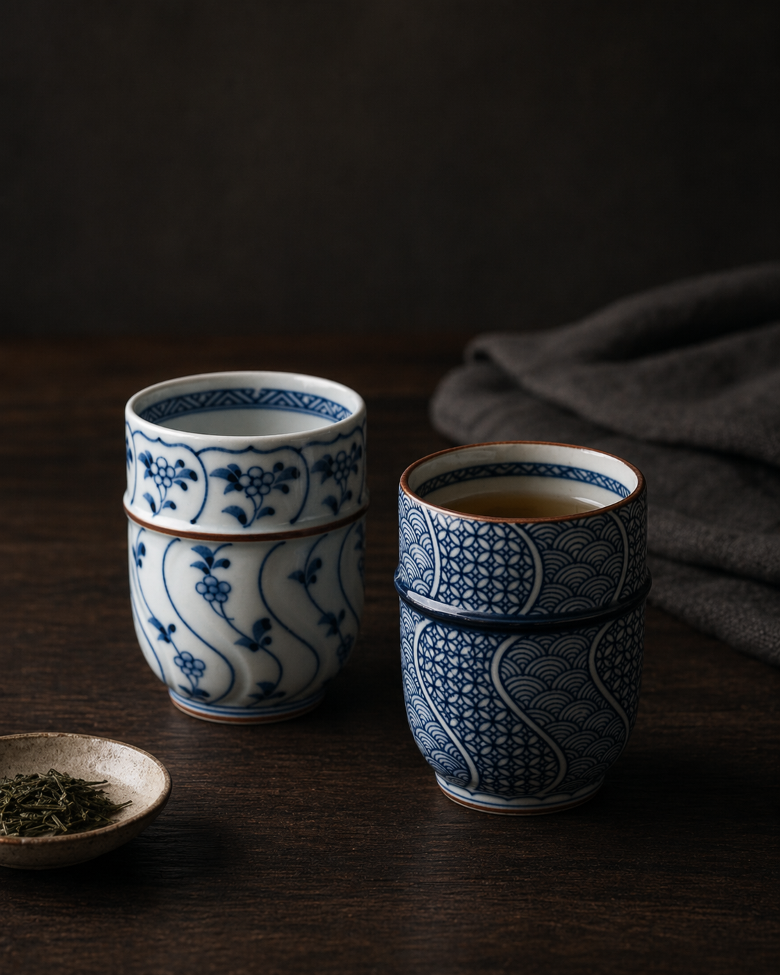 Japanese Hasami Ware Yunomi Tea Cup