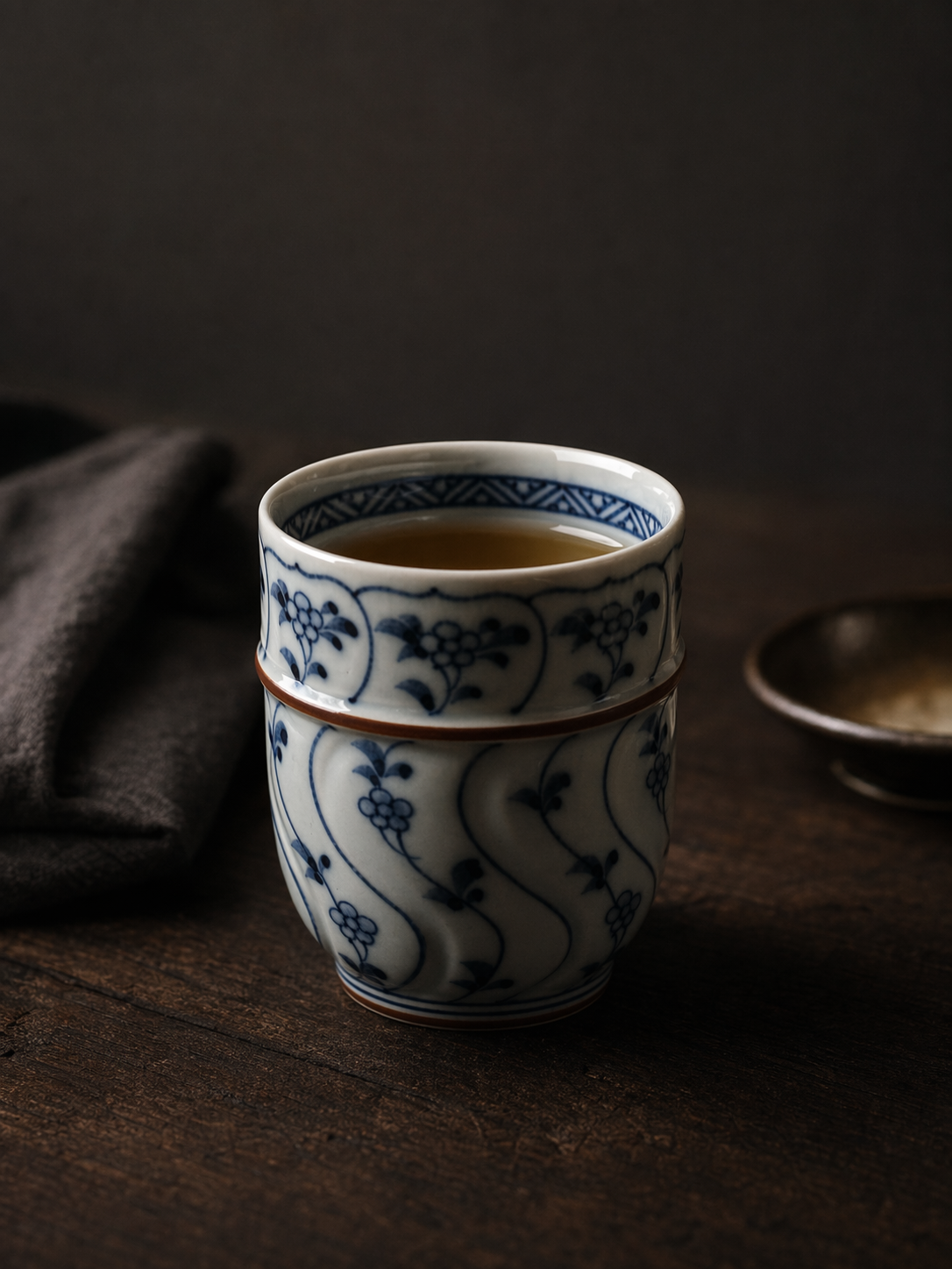 Japanese Hasami Porcelain Yunomi Cup