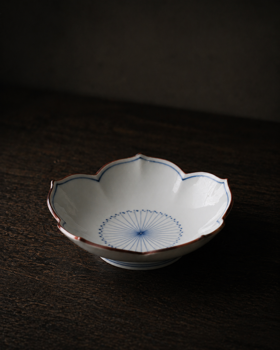 Japanese Hasami Ware Kikyo Plate Small Dish