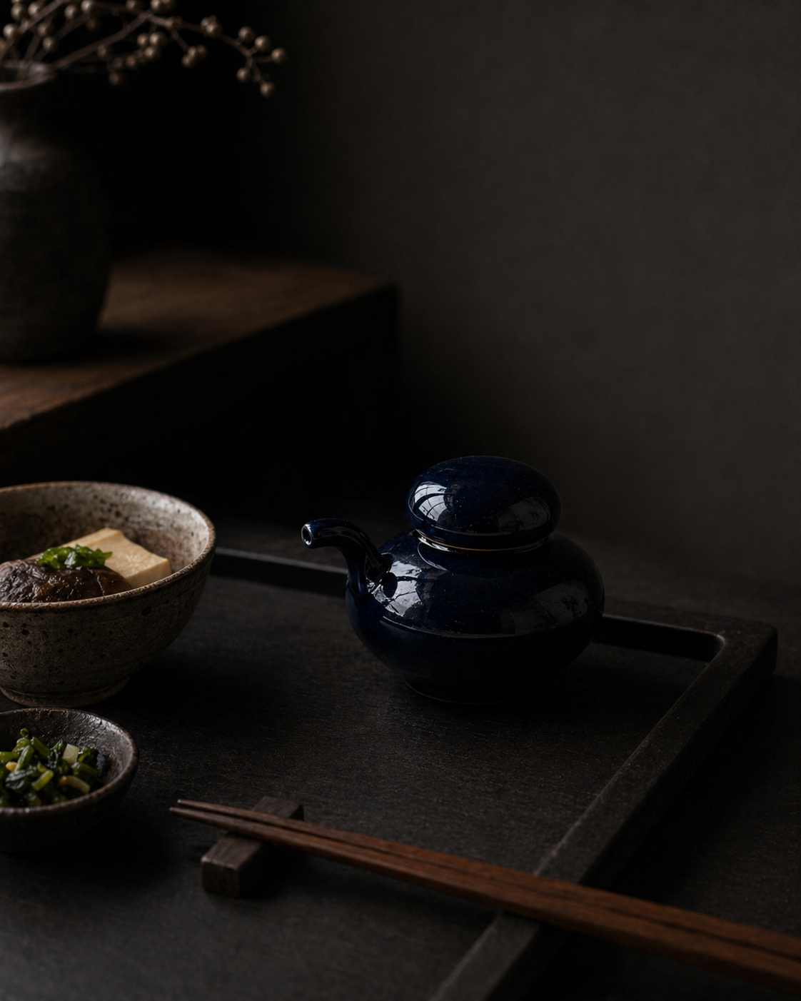Japanese Hasami Ware Hakusan Porcelain Soy Sauce Dispenser