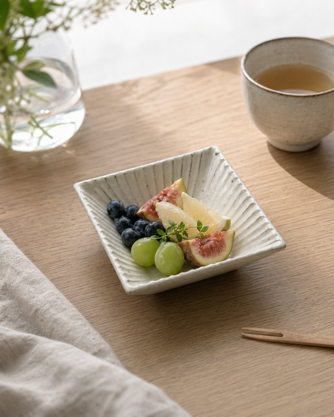 Japanese Mashiko-yaki Plate by Naoki Yoshizawa