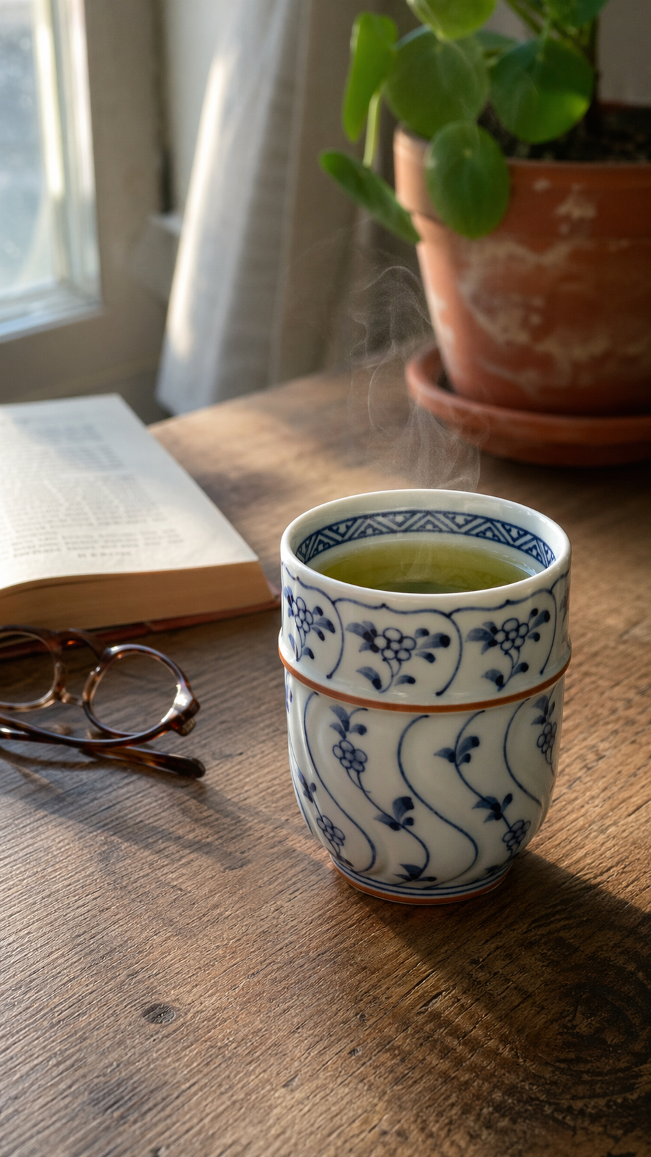 Japanese Hasami Porcelain Yunomi Cup