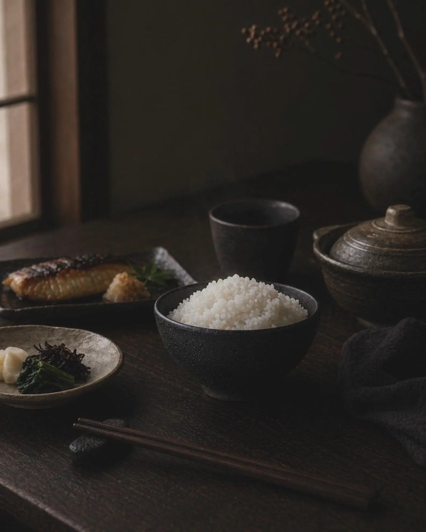 TOJIKI Charcoal Rice Bowl