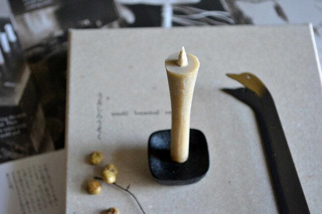 Japanese Cast Iron Candle Holder | Nambu Ironware | Minimal Black Candlestick | Made in Japan | Tea Ceremony Decor