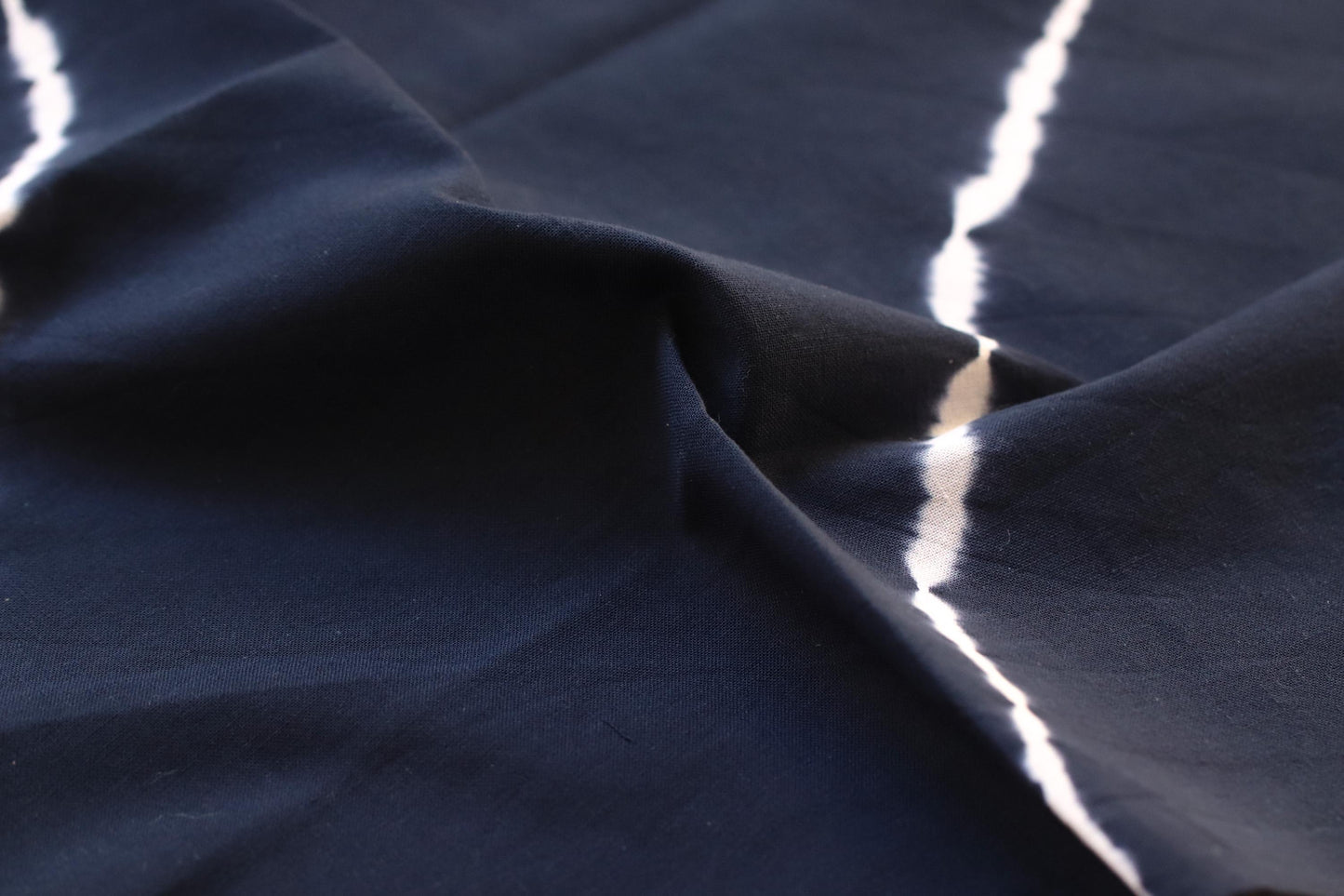 Kyoto Shibori Dyed Handkerchief, Japanese Traditional Tie Dye Cotton Hand Towel, Artisan Made, Indigo Blue, Made in Japan