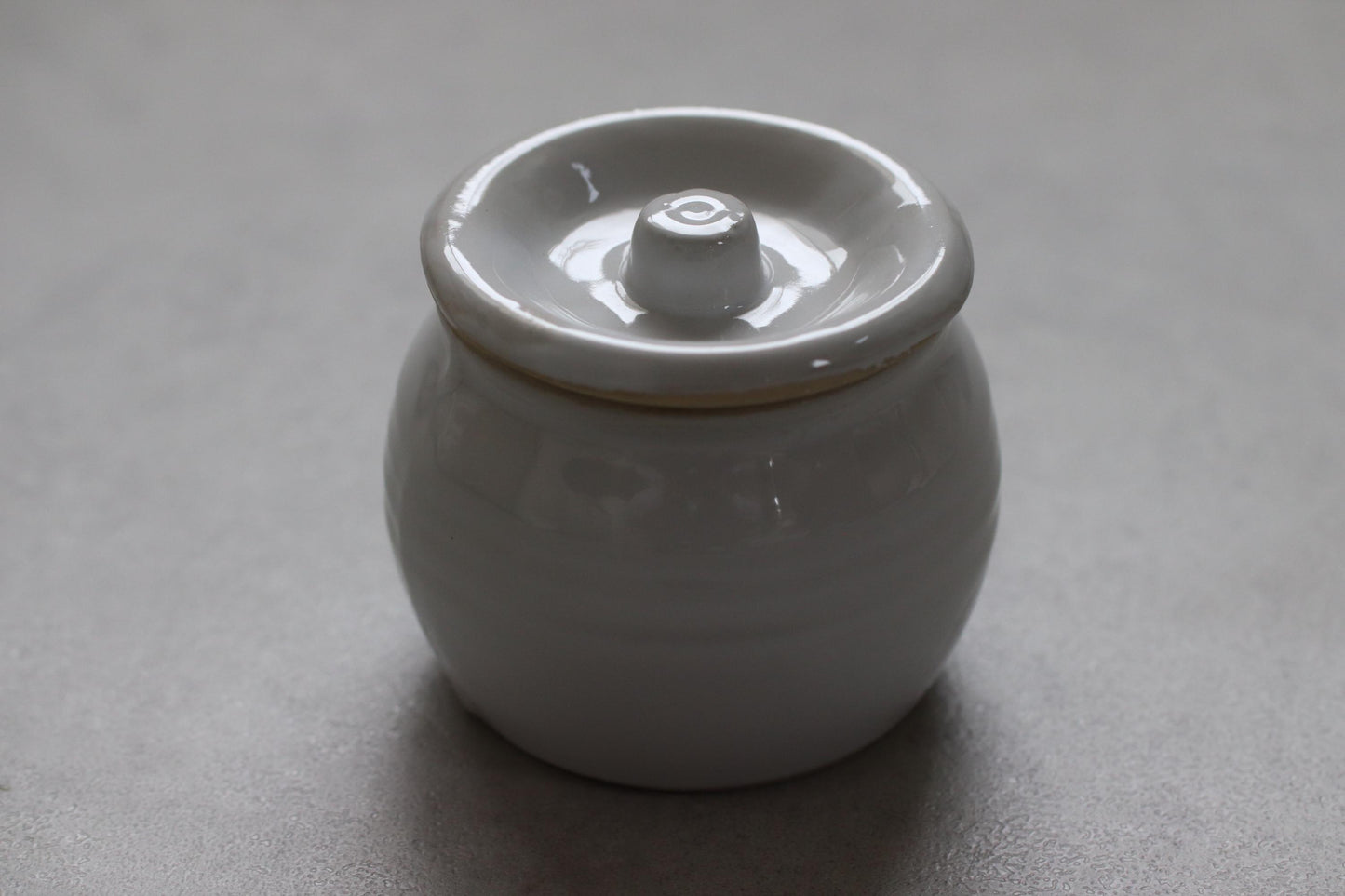 Japanese Ceramic Pickle Jar with Lid | Handmade Miso Pot | Traditional Tajimi Ware | Small Fermentation Crock | Olive / White /Brown |180ml