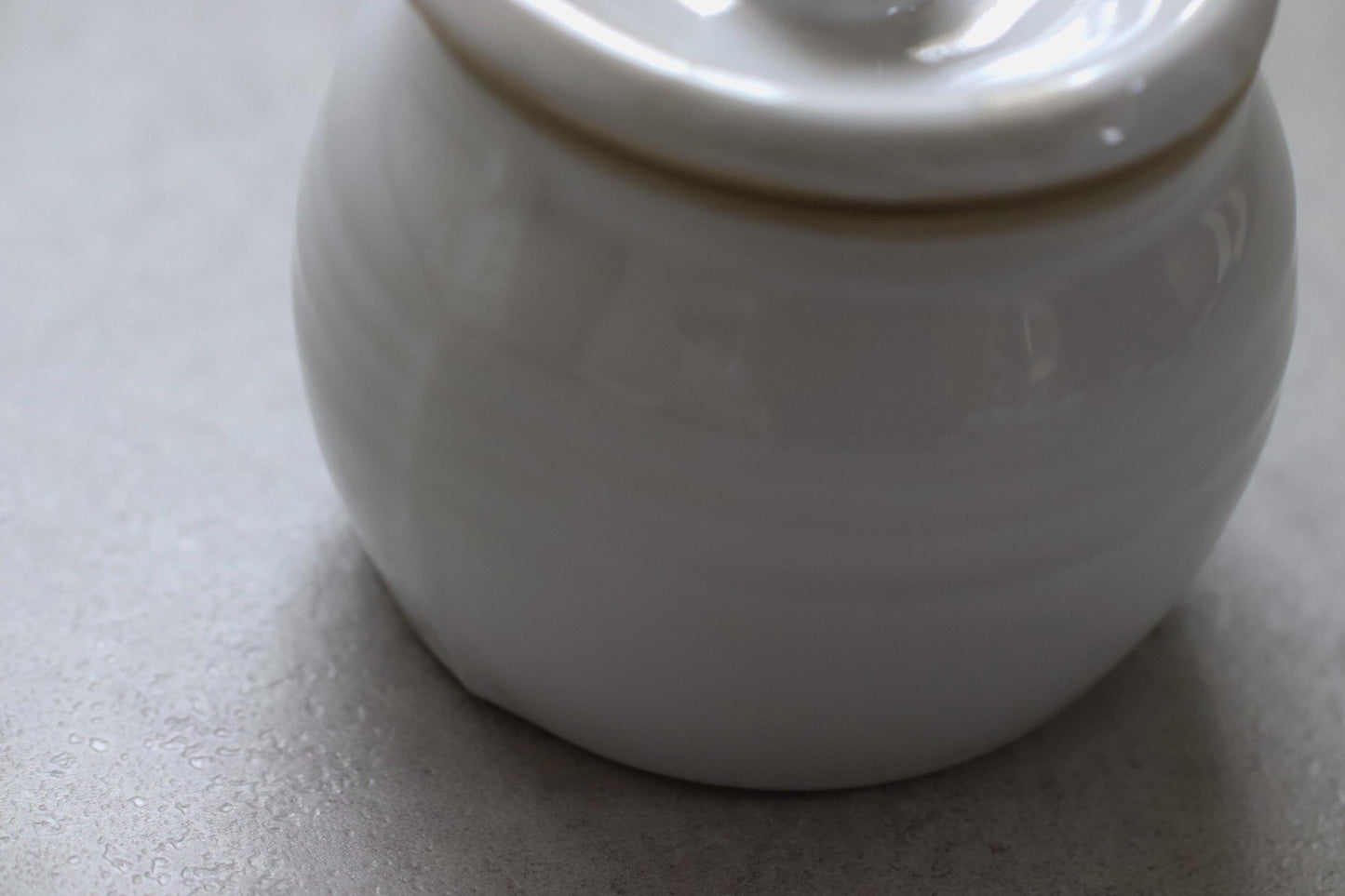 Japanese Ceramic Pickle Jar with Lid | Handmade Miso Pot | Traditional Tajimi Ware | Small Fermentation Crock | Olive / White /Brown |180ml