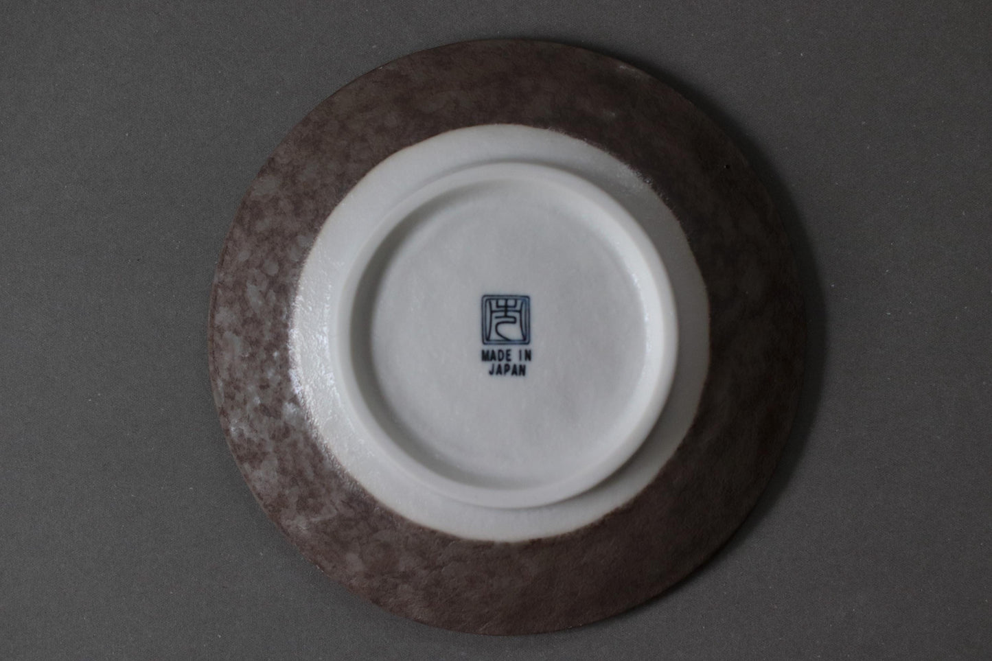 Crackle Glaze Japanese Plate, Handmade Mino Ware Ceramic Dish, Rustic Wabi Sabi Dinner Plate, Hand Formed Pottery Made in Japan