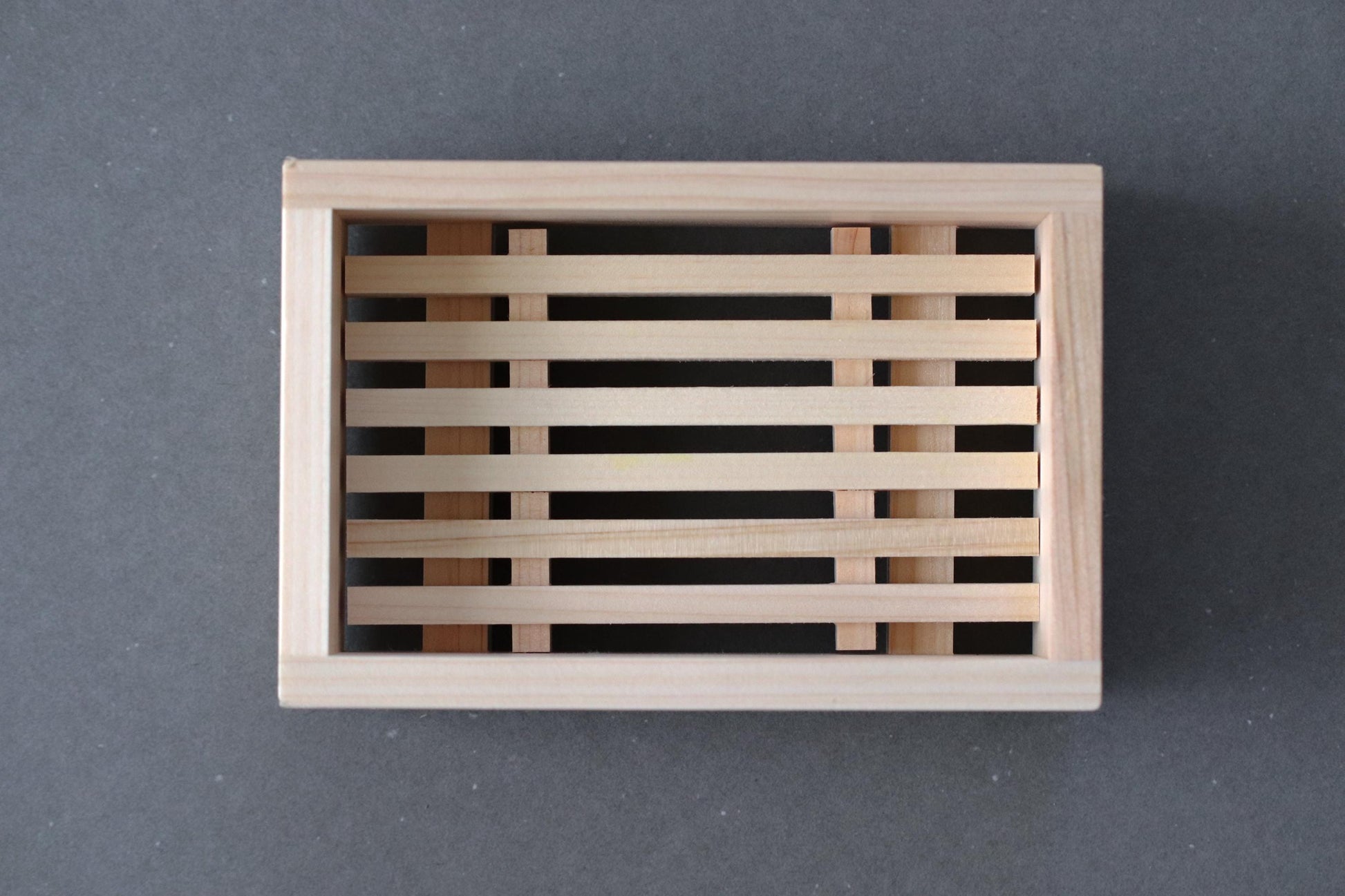 Japanese Hinoki Cypress Soap Dish Wooden Soap Holder Minimal Bathroom Decor Made in Japan