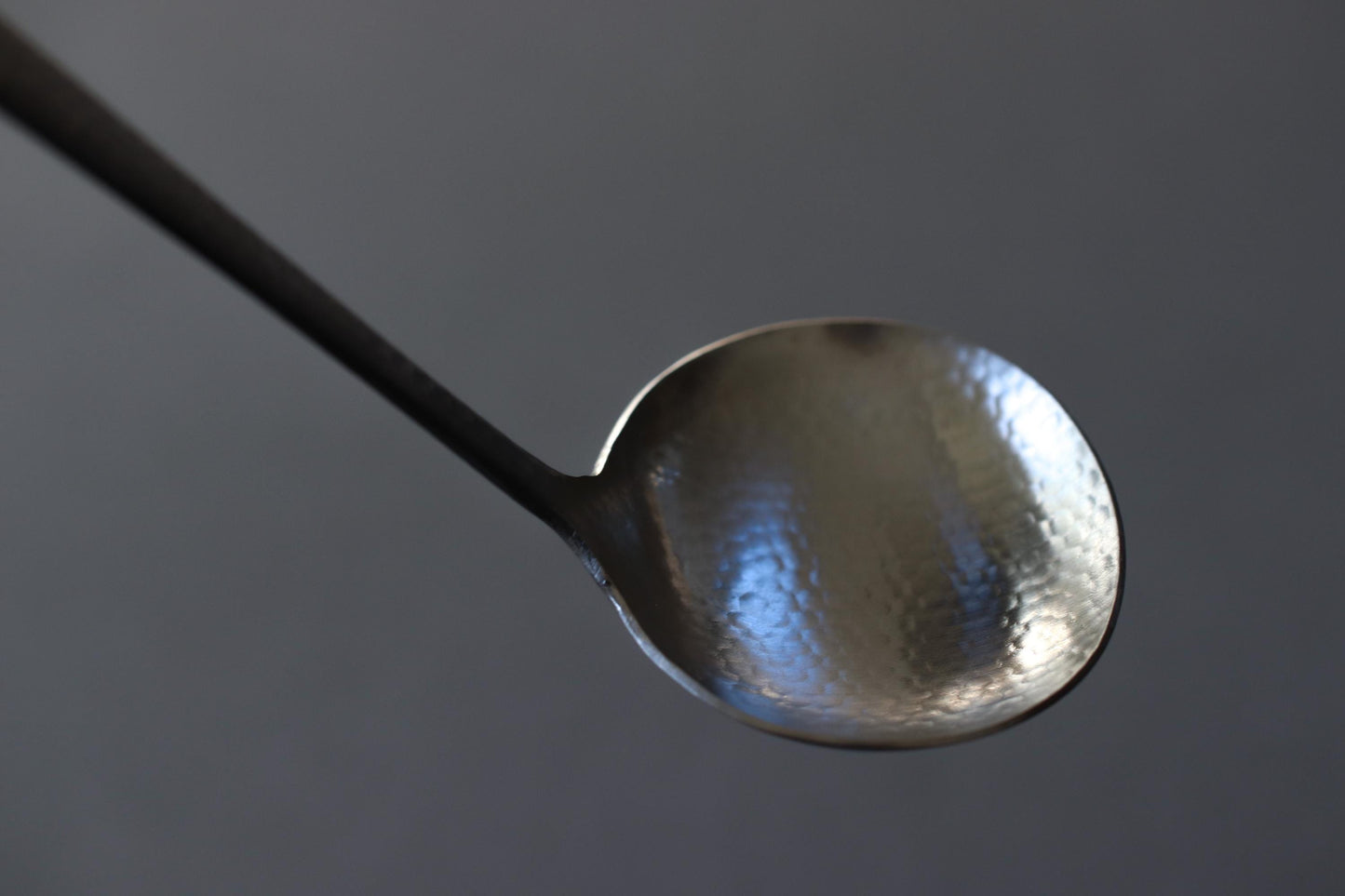 Japanese Stainless Steel Ladle, Hammered Finish Soup Ladle, Tsubame Sanjo Made Kitchen Utensil, Modern Wabi Sabi Cookware