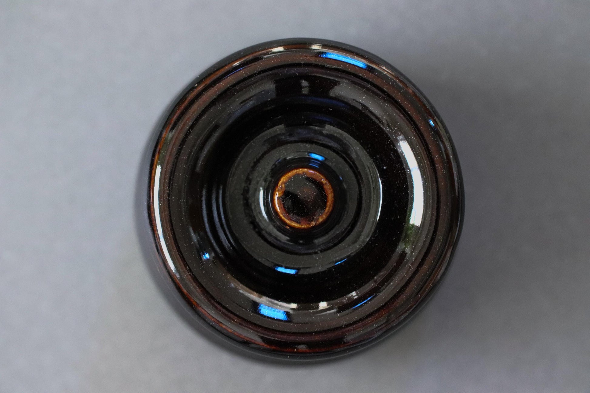 Japanese Ceramic Storage Jar 360 ml– Black Glaze | Handmade by 13th-Generation Tajimi Kiln | Pickle Jar | Traditional Japanese Pottery