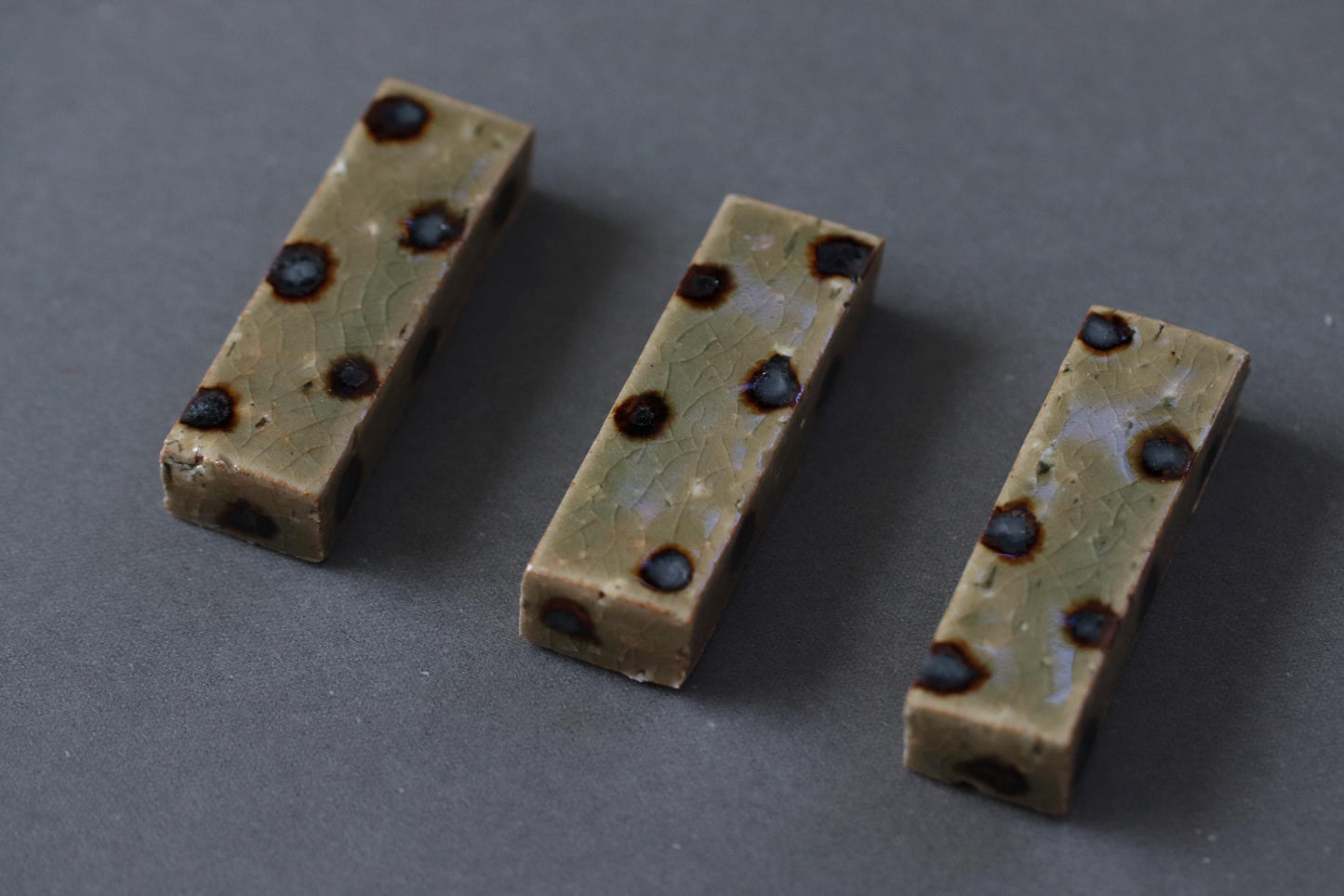 Japanese Rectangular Chopstick Rest | Handmade Ceramic from Japan | Minimalist Tableware, Studio Pottery, Everyday Japanese Dining