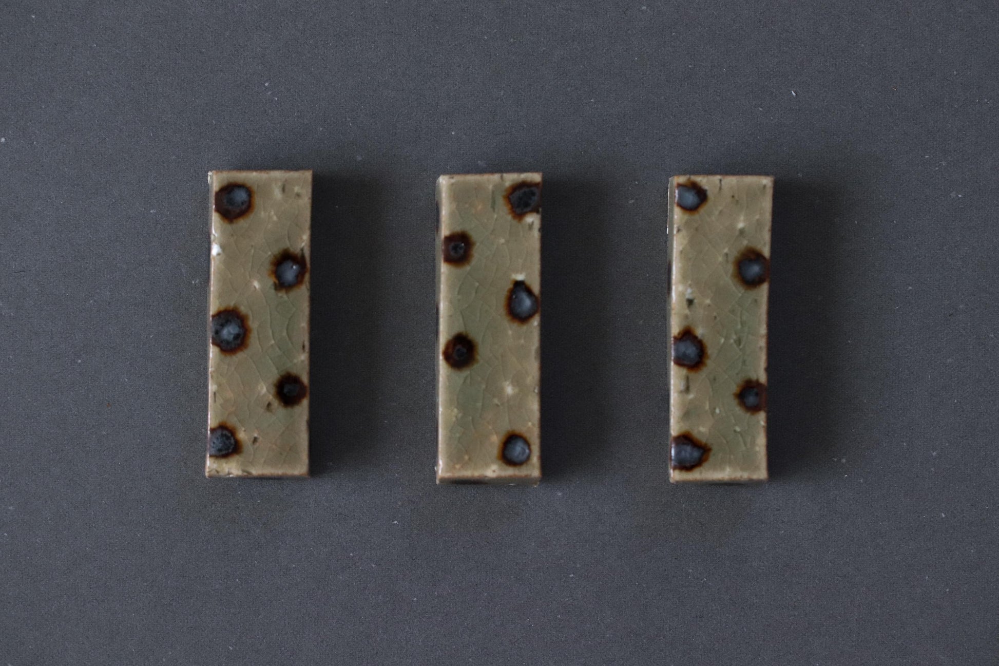 Japanese Rectangular Chopstick Rest | Handmade Ceramic from Japan | Minimalist Tableware, Studio Pottery, Everyday Japanese Dining