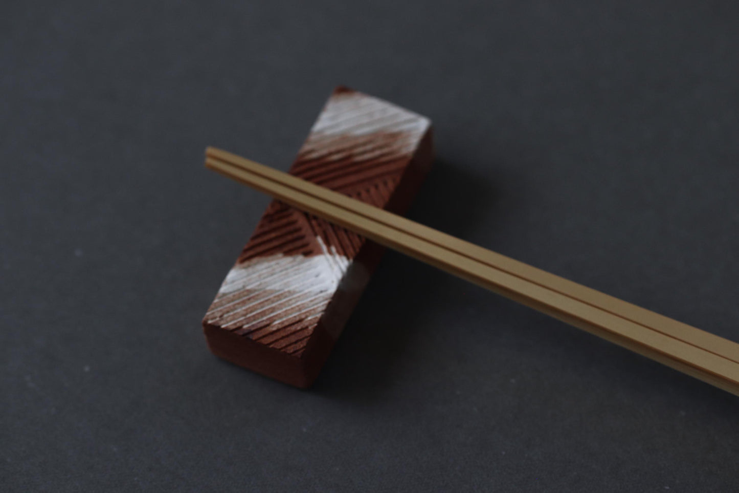 Japanese Rectangular Chopstick Rest | Handmade Ceramic from Japan | Minimalist Tableware, Studio Pottery, Everyday Japanese Dining