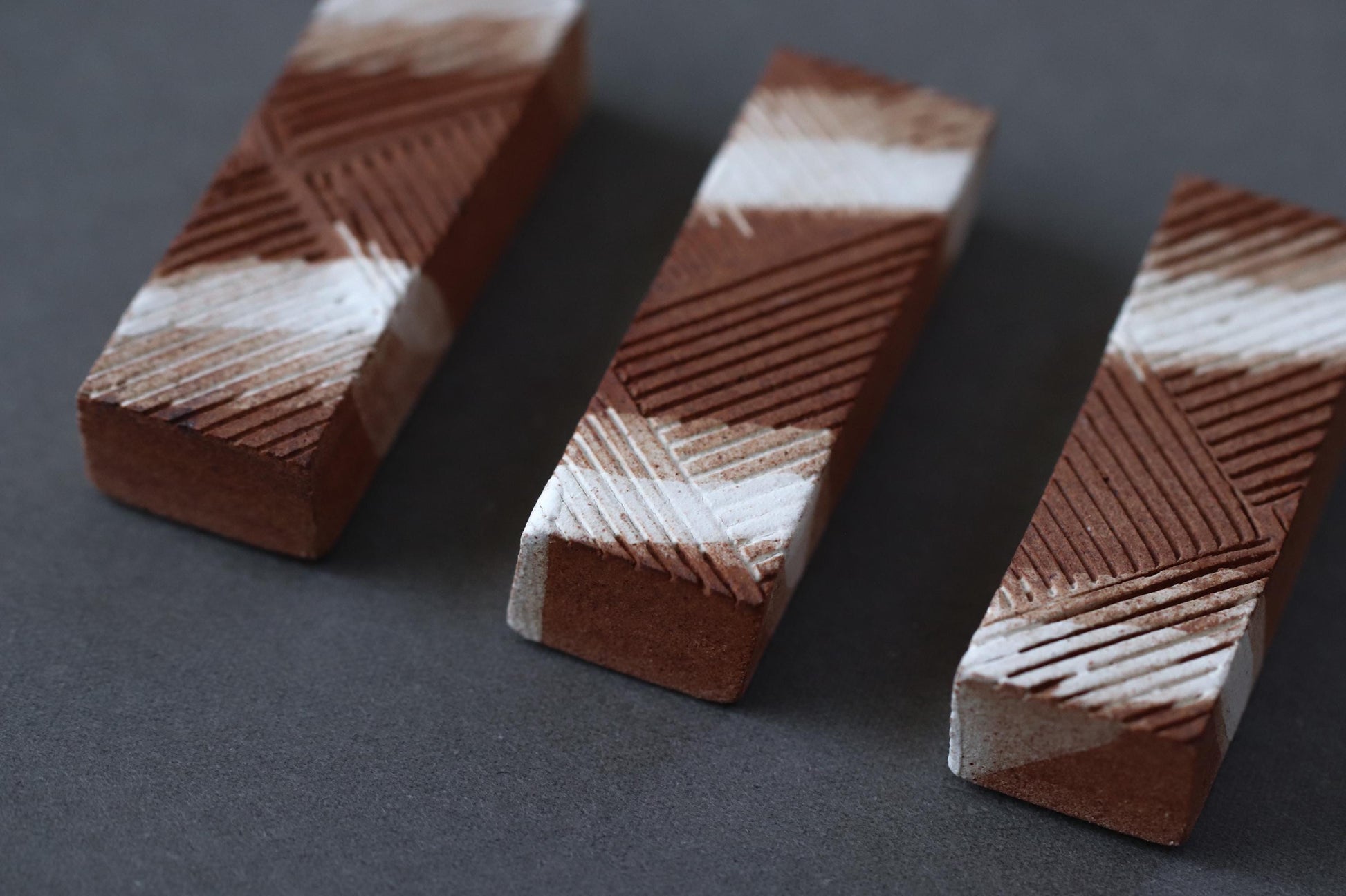 Japanese Rectangular Chopstick Rest | Handmade Ceramic from Japan | Minimalist Tableware, Studio Pottery, Everyday Japanese Dining