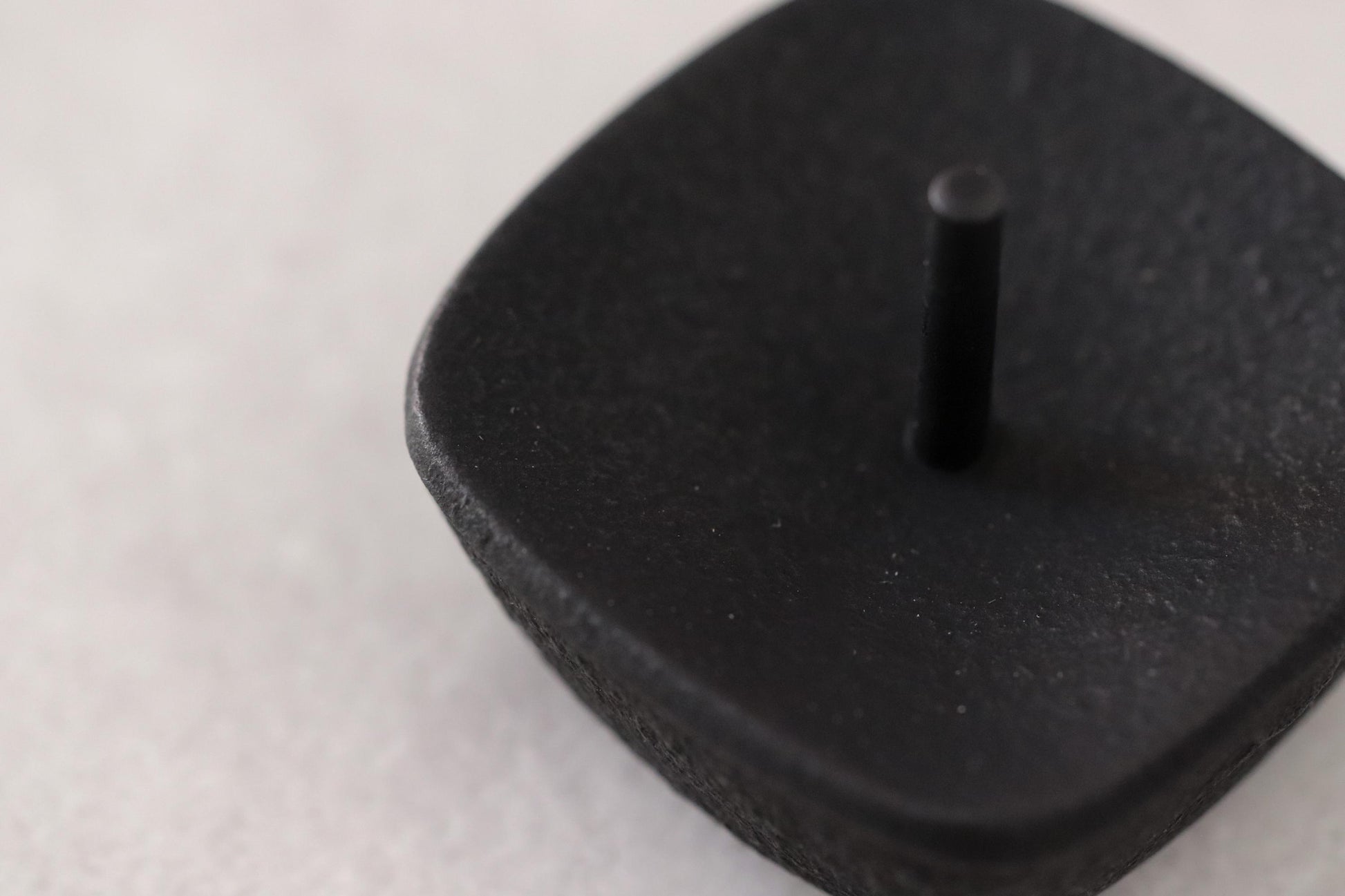 Japanese Cast Iron Candle Holder | Nambu Ironware | Minimal Black Candlestick | Made in Japan | Tea Ceremony Decor