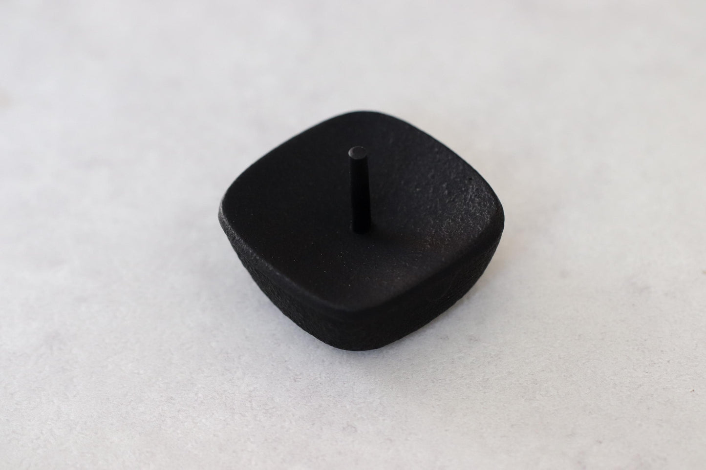 Japanese Cast Iron Candle Holder | Nambu Ironware | Minimal Black Candlestick | Made in Japan | Tea Ceremony Decor