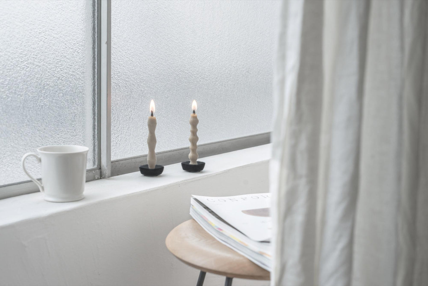 Japanese Warosoku Candles Set of 5 | Handmade Botanical Shape Candles | Natural Plant Wax | Modern Japanese Gift | Made in Noto Japan