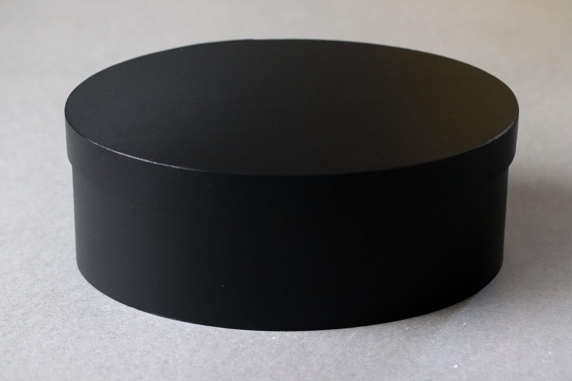 Shaker Oval Box S Black, Cherry Wood Storage Box, Minimalist Wooden Organizer, Wabi Sabi Home Decor