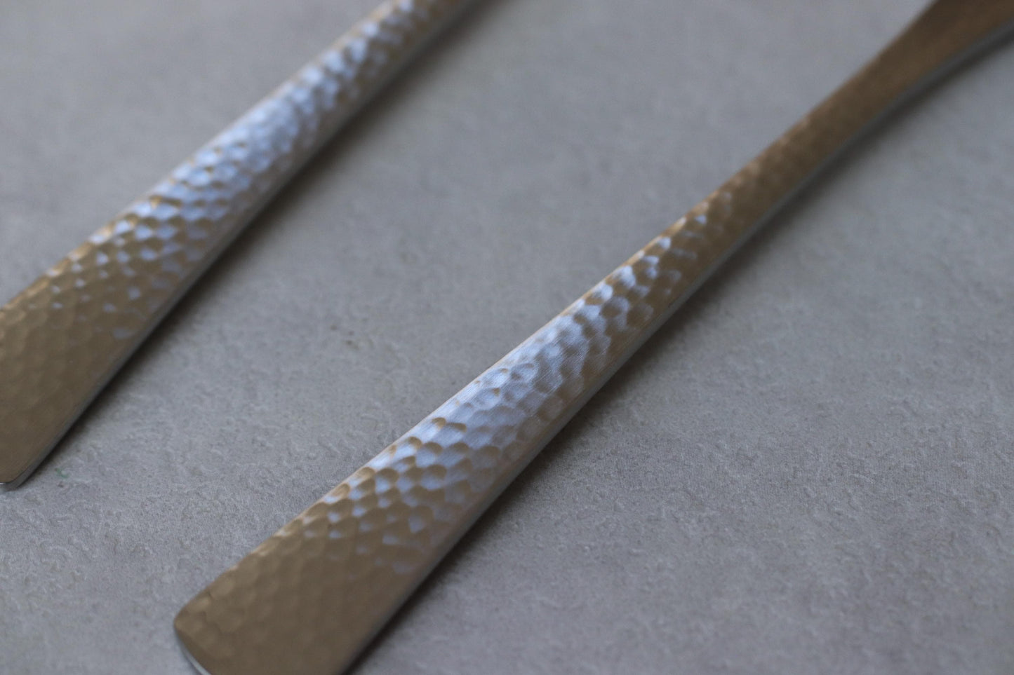 Japanese Stainless Steel Dessert Spoon, Hammered Finish Small Spoon, Tsubame Sanjo Made Cutlery, Modern Wabi Sabi Tableware