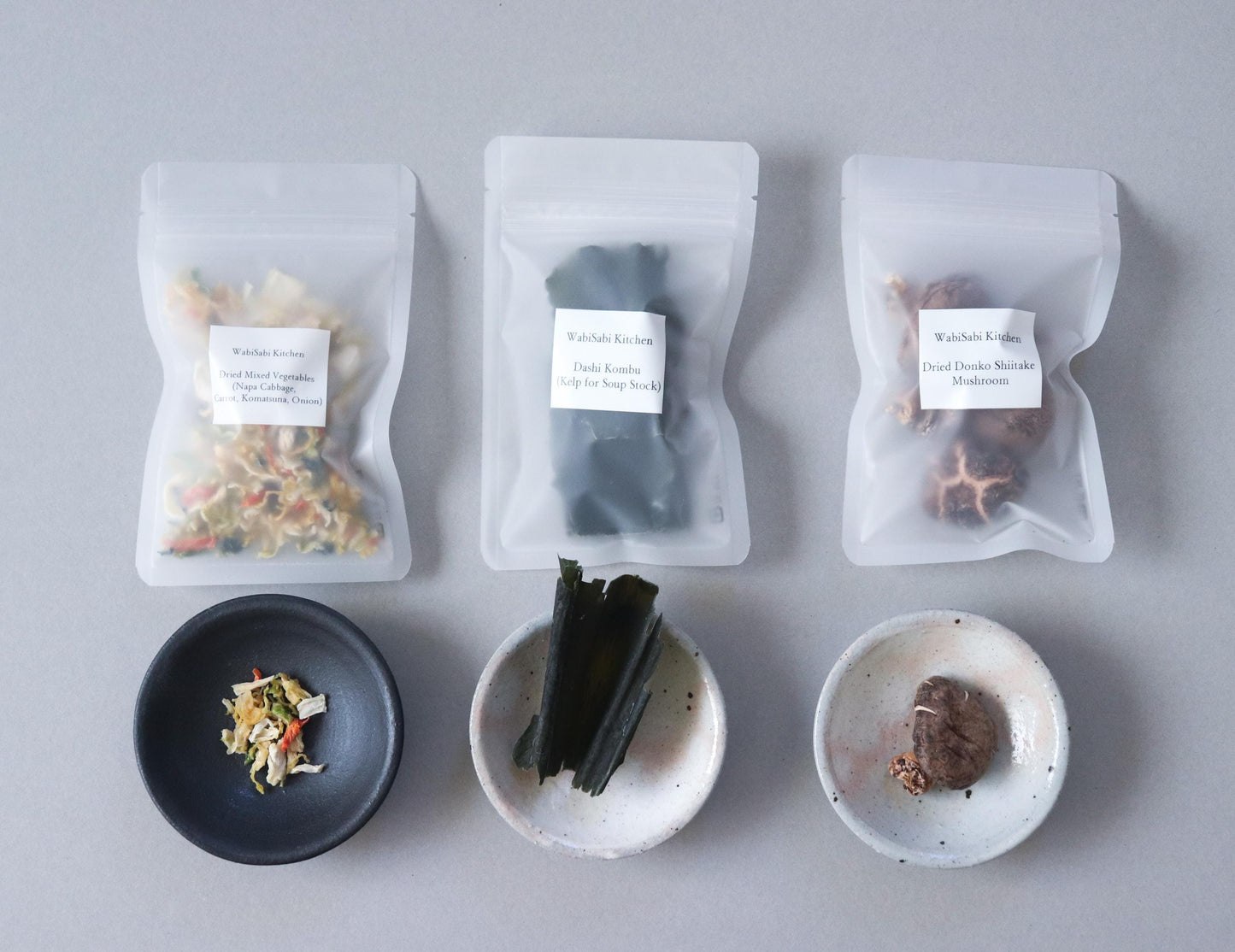 Japanese Nabe Hot Pot Kit–Kombu Dashi & Dry Vegetable Set|Hokkaido Ma-Kombu, Donko Shiitake, Organic Dried Green Onion,Wooden Ladle,Udon