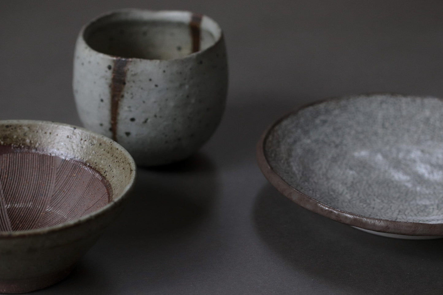 Crackle Glaze Japanese Plate, Handmade Mino Ware Ceramic Dish, Rustic Wabi Sabi Dinner Plate, Hand Formed Pottery Made in Japan