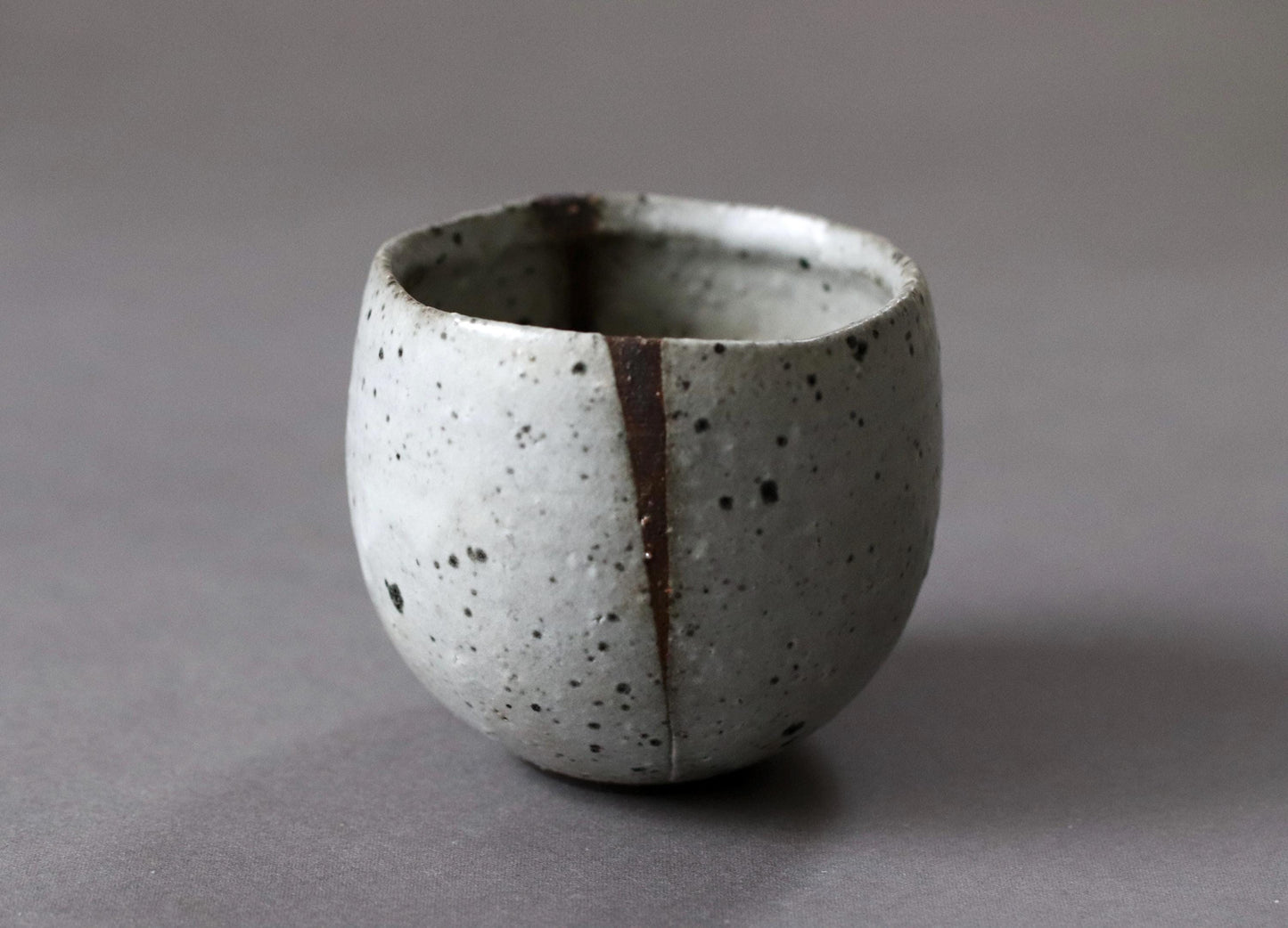 Handcrafted Japanese Yunomi Tea Cup | Wabi-Sabi Stoneware | Unique Artisan Pottery | Made in Japan