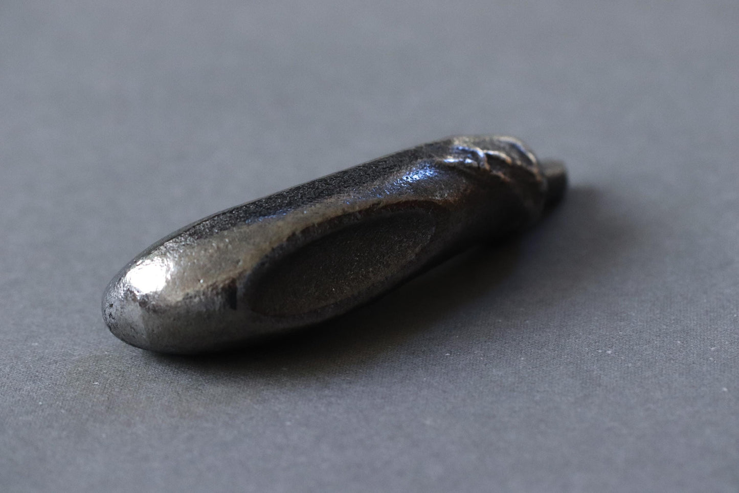 Japanese Cast Iron Eggplant | Nambu Tekki Iron Supplement Tool | Handmade Iron for Tea, Cooking & Pickles, Made in Japan