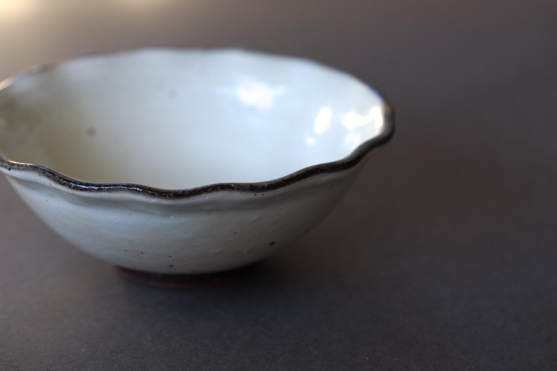 Japanese Mino Ware Small Bowl, Kairagi Glaze Ceramic Bowl, Floral Rim Kobachi, Wabi Sabi Tableware, Made in Japan