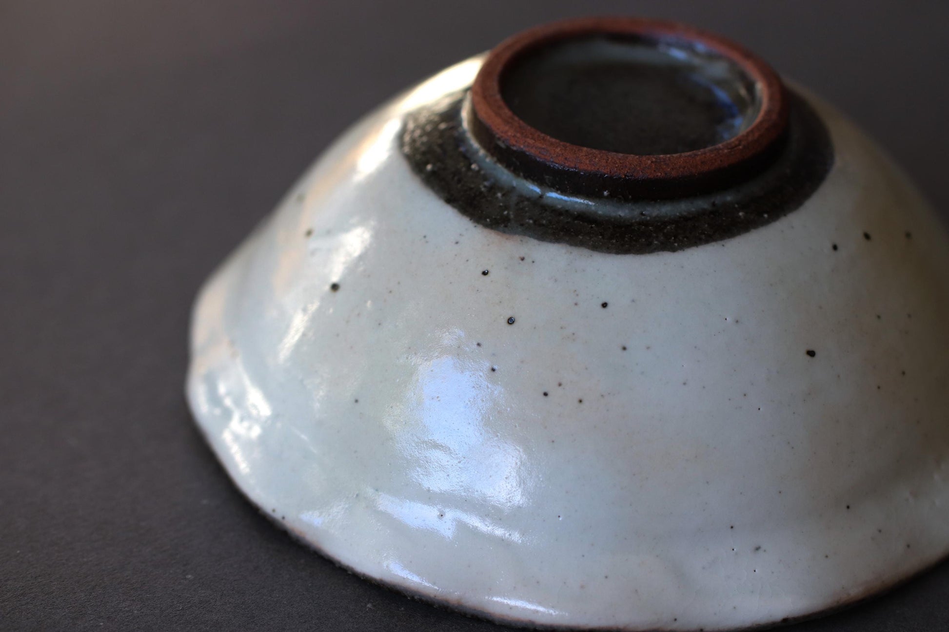 Japanese Mino Ware Small Bowl, Kairagi Glaze Ceramic Bowl, Floral Rim Kobachi, Wabi Sabi Tableware, Made in Japan
