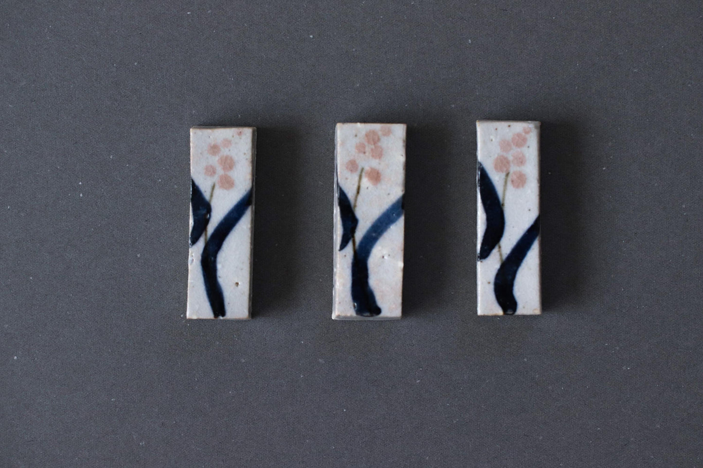 Japanese Rectangular Chopstick Rest | Handmade Ceramic from Japan | Minimalist Tableware, Studio Pottery, Everyday Japanese Dining