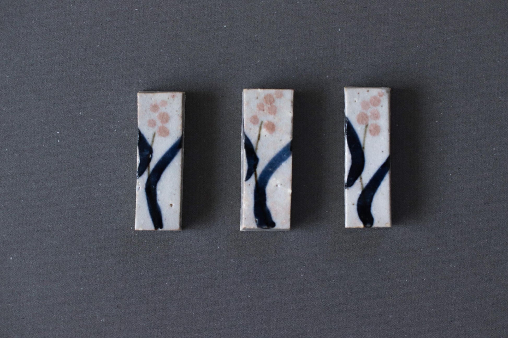 Japanese Rectangular Chopstick Rest | Handmade Ceramic from Japan | Minimalist Tableware, Studio Pottery, Everyday Japanese Dining