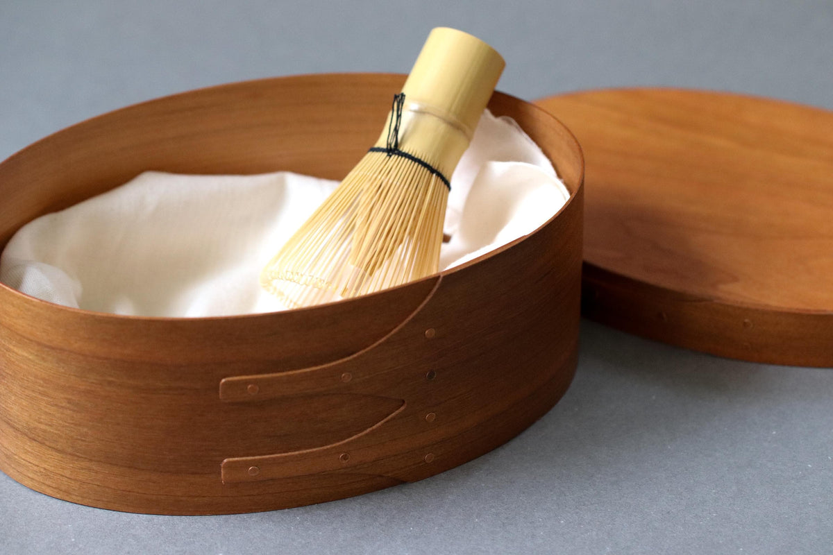 Shaker Oval Box S or M , Cherry Wood Storage Box, Minimalist Wooden Organizer, Wabi Sabi Home Decor
