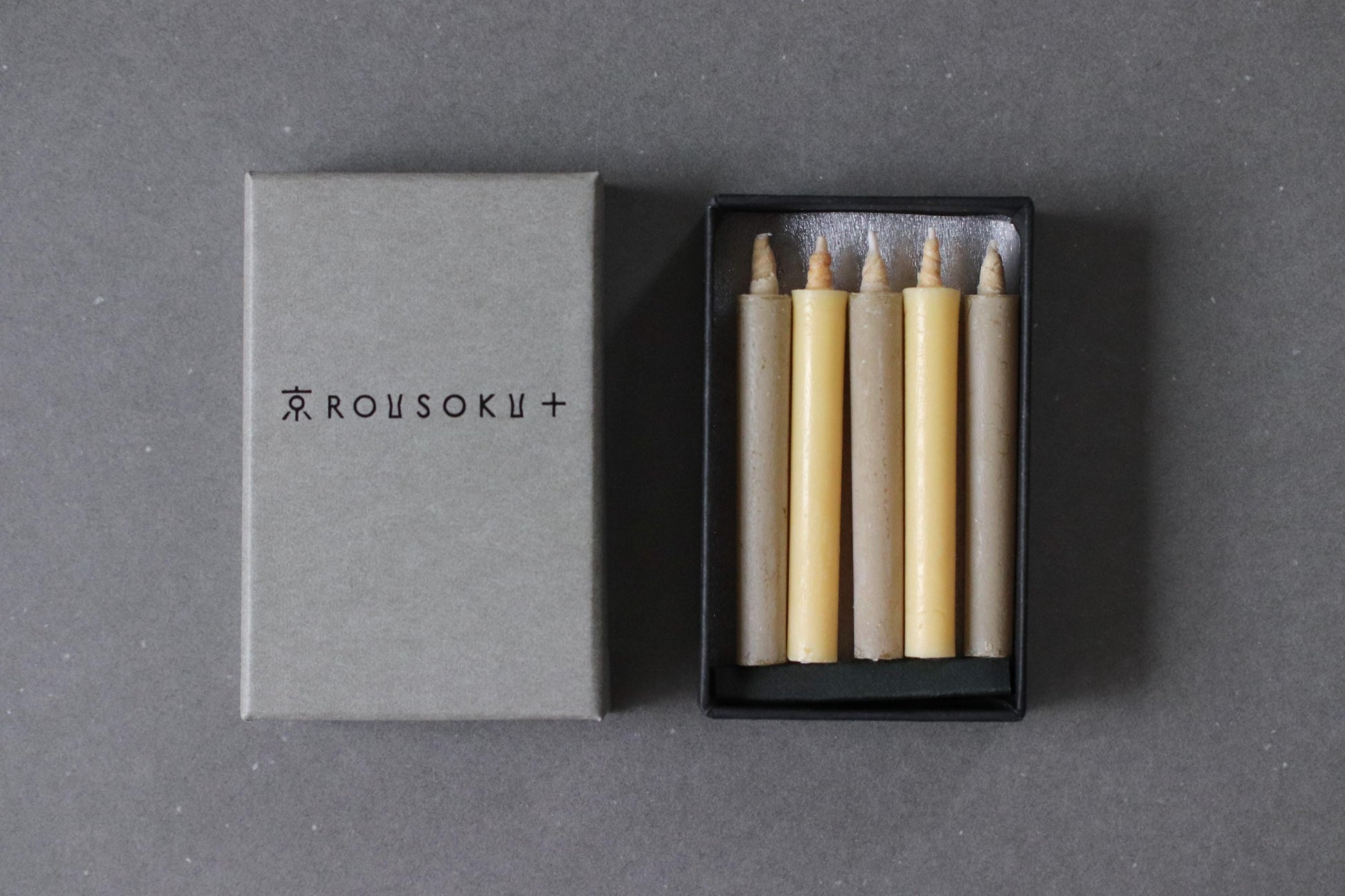 Japanese Meditation Candles, 20 Minute Burn Time, Natural Plant Wax, Mixed Set of 10, Wabi Sabi Candle, Made in Japan