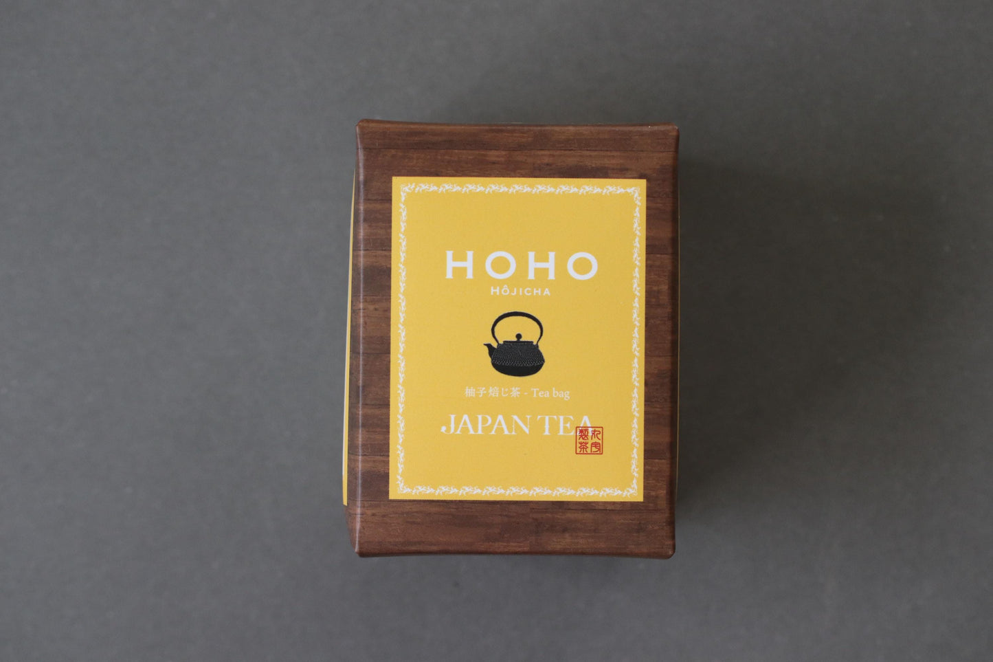 HOHO Yuzu Hojicha Tea Bags 6pcs | Kyoto Uji Roasted Green Tea with Citrus Aroma | Japanese Tea Gift | Retro Tea Box Style Package