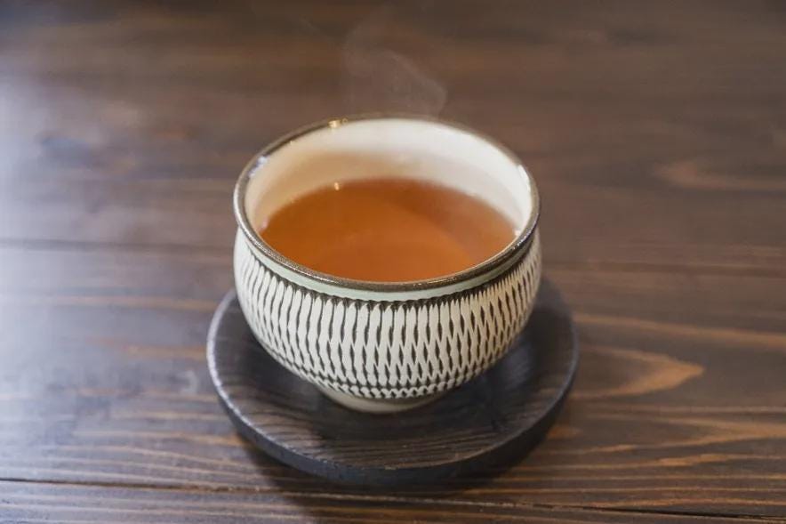 HOHO Yuzu Hojicha Tea Bags 6pcs | Kyoto Uji Roasted Green Tea with Citrus Aroma | Japanese Tea Gift | Retro Tea Box Style Package