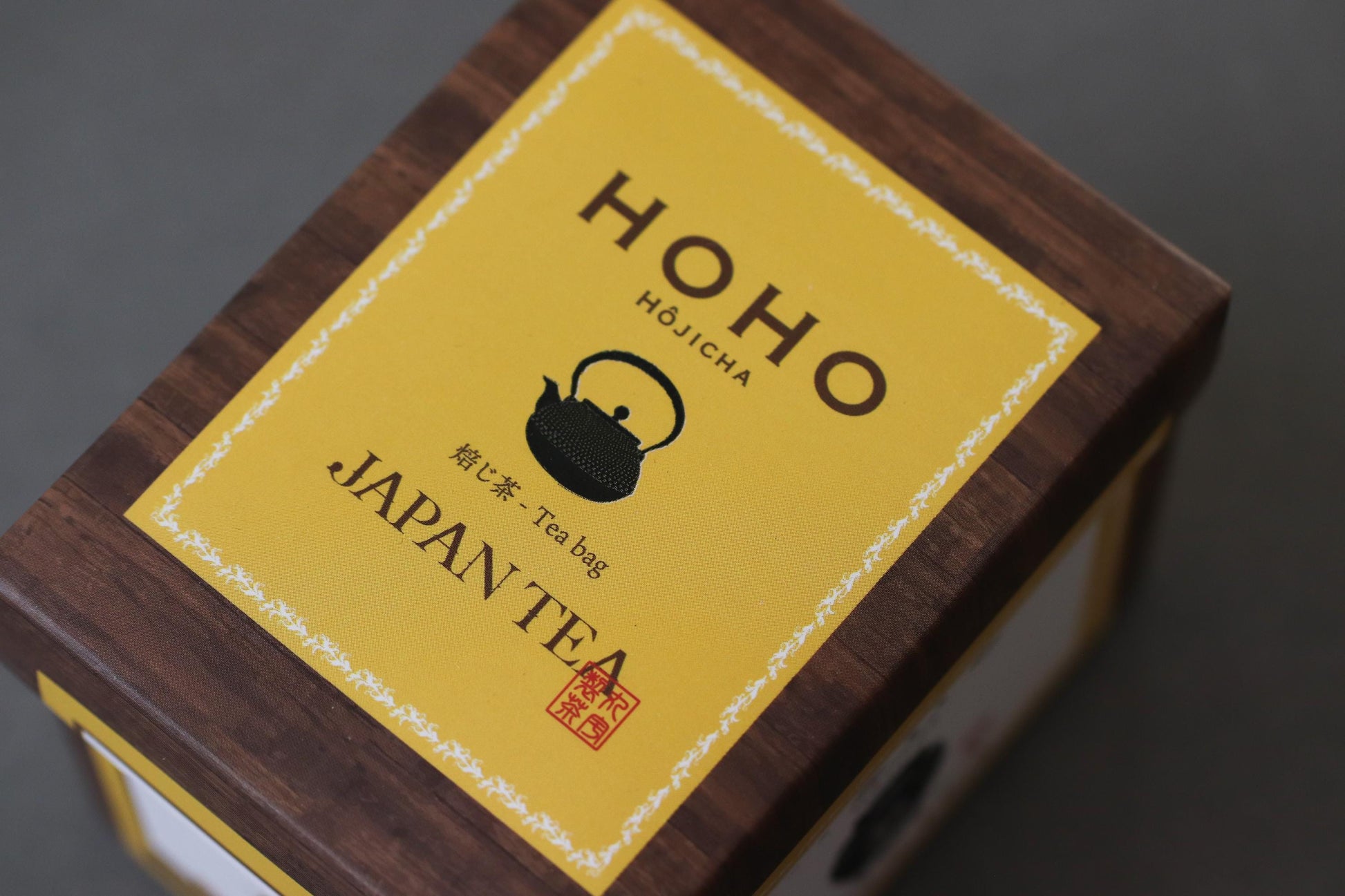 HOHO Uji Hojicha Tea Bags 6pcs | Kyoto Roasted Stem Green Tea | Japan Tea Award Winner | Japanese Tea Gift | Retro Tea Box Package