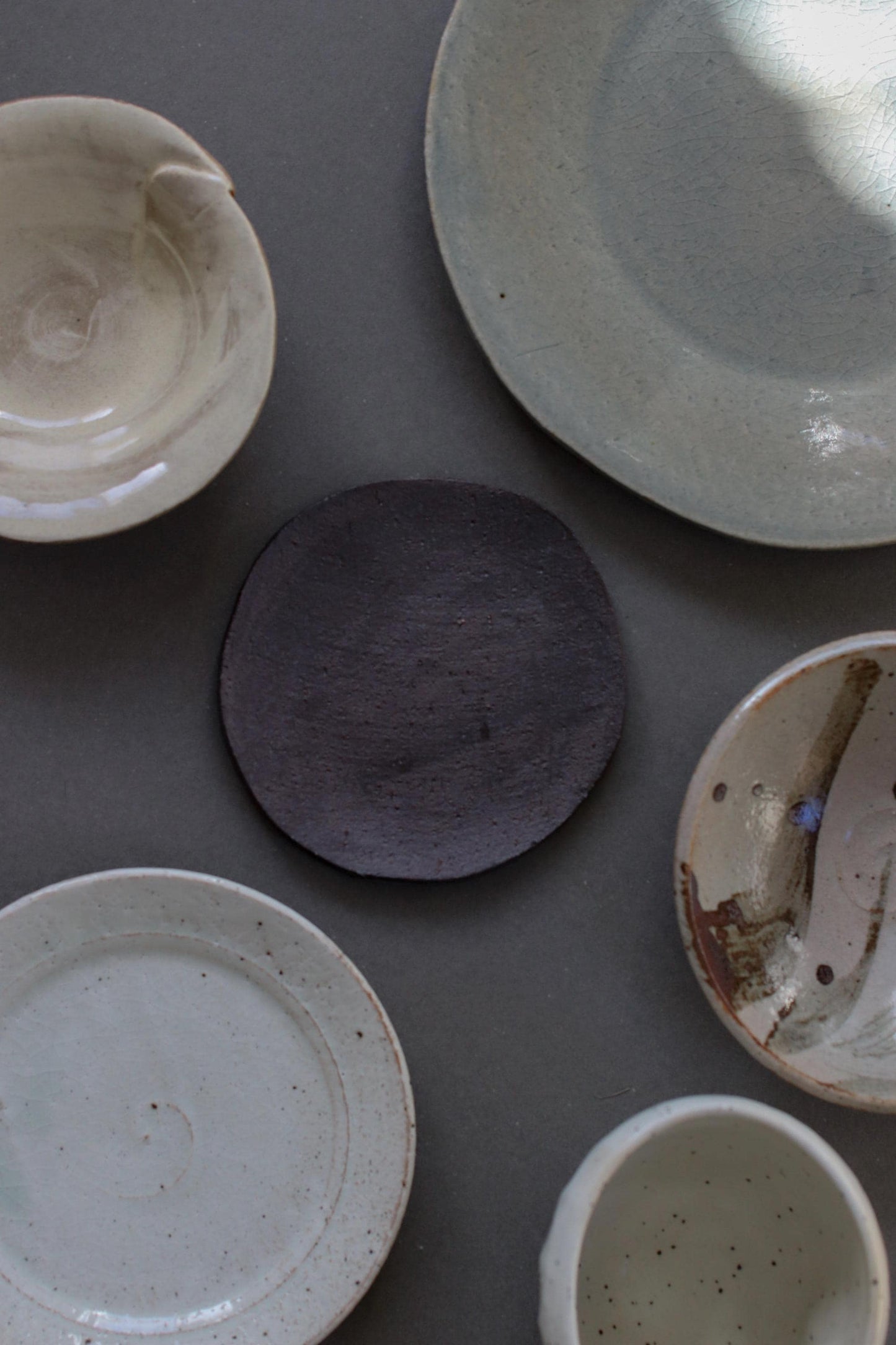 Kitayama Small Plate | Rustic Japanese Pottery Dish | Red Clay Doki Plate 11.8cm | Minimal Wabi-Sabi Plate | Artist Made in Japan