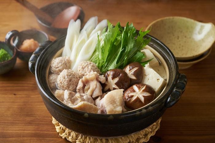 Japanese Nabe Hot Pot Kit–Kombu Dashi & Dry Vegetable Set|Hokkaido Ma-Kombu, Donko Shiitake, Organic Dried Green Onion,Wooden Ladle,Udon