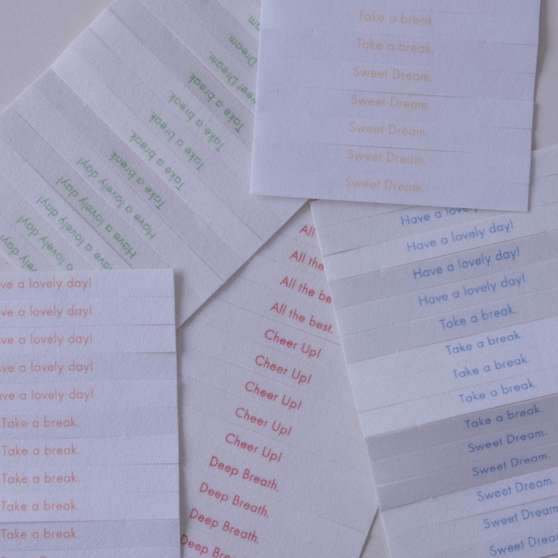 Washi Incense Paper Incense (5 Scents) | Japanese Incense from Awaji Island | Positive Message Printed | Kunjudo Patented Technology | Gift