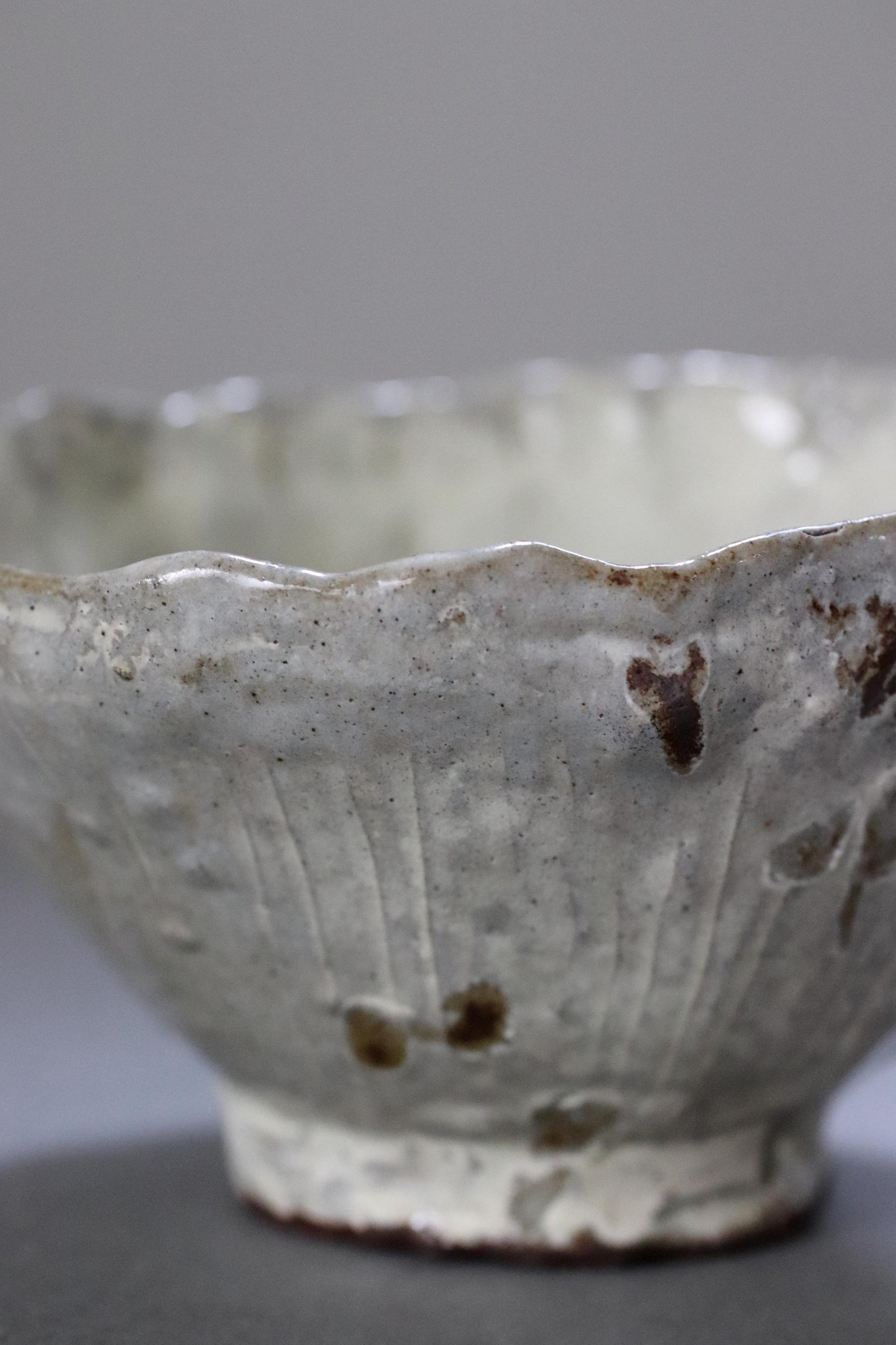 Handcrafted Japanese Pottery Bowl | Wabi-Sabi Chawan Style Artisan Work | Rustic Glazed Ceramic Art | Unique One-of-a-Kind Piece