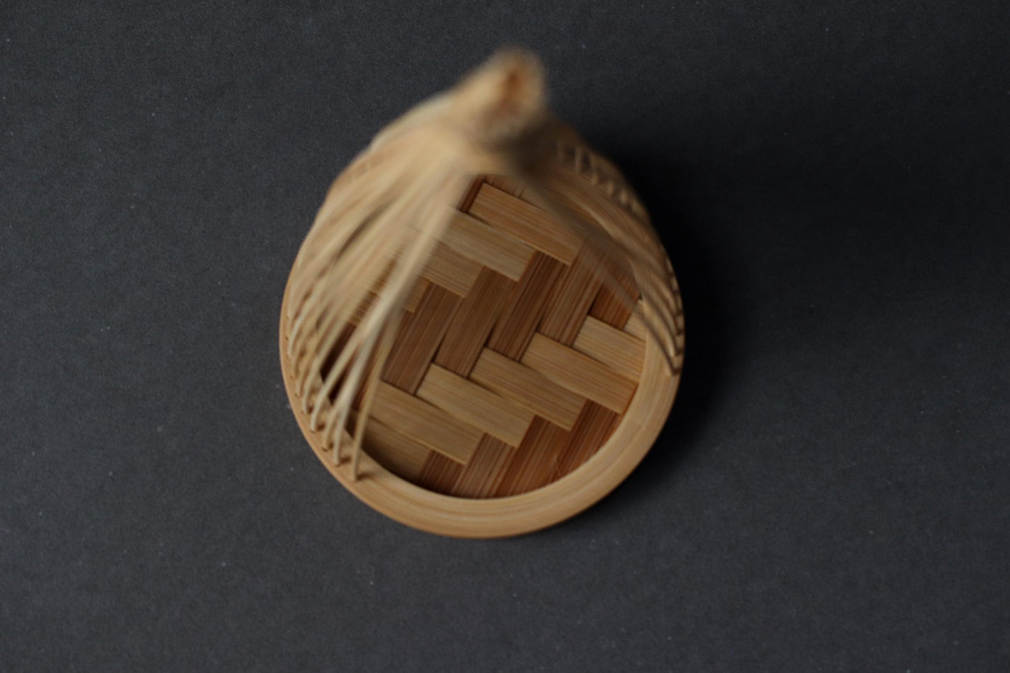 Suruga Bamboo Sculpture Lantern “Shinsetsu” — Traditional Japanese Craft, Fine Bamboo Art, Minimalist LED Candle Holder, Made in Japan