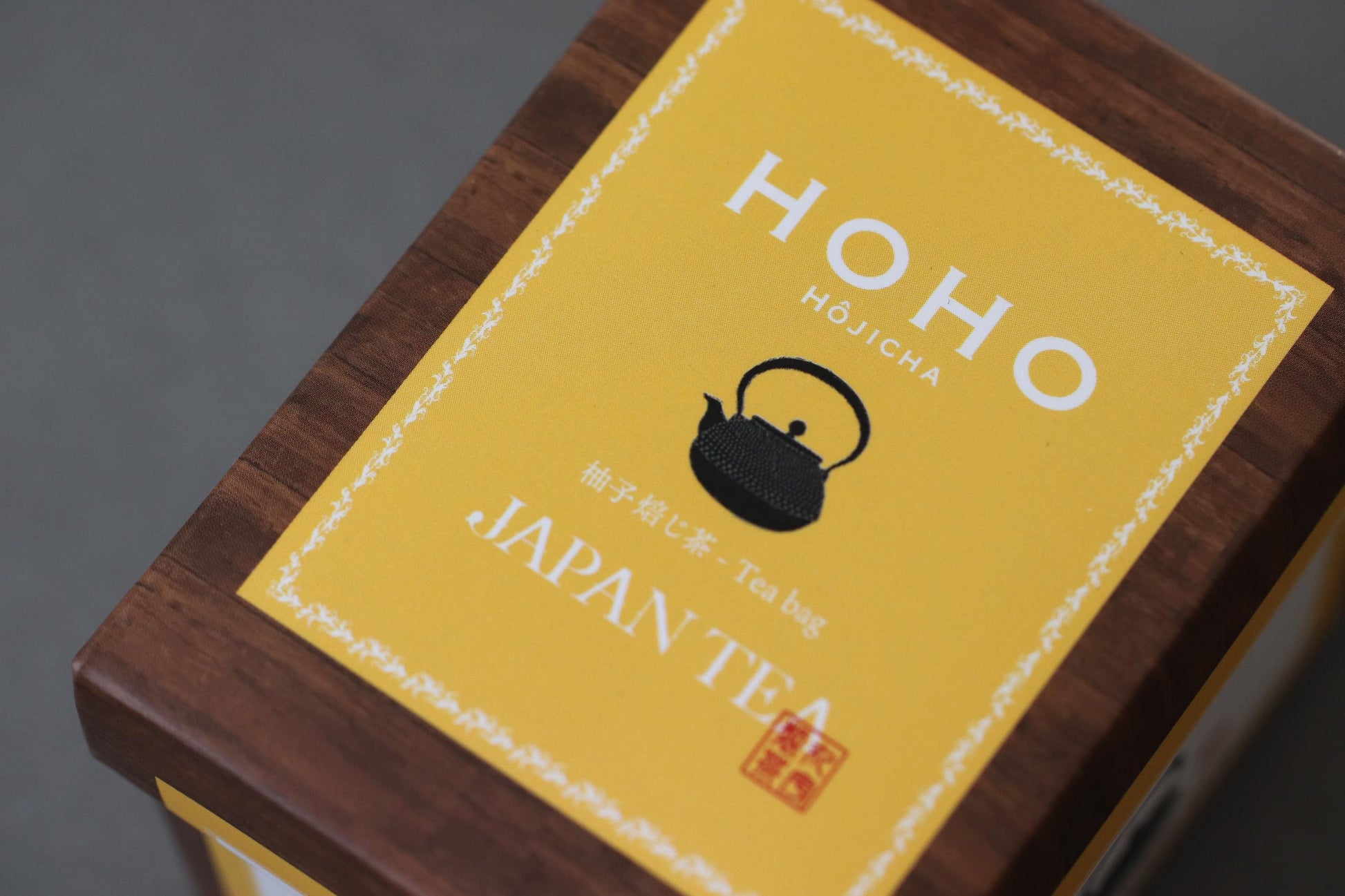 HOHO Yuzu Hojicha Tea Bags 6pcs | Kyoto Uji Roasted Green Tea with Citrus Aroma | Japanese Tea Gift | Retro Tea Box Style Package
