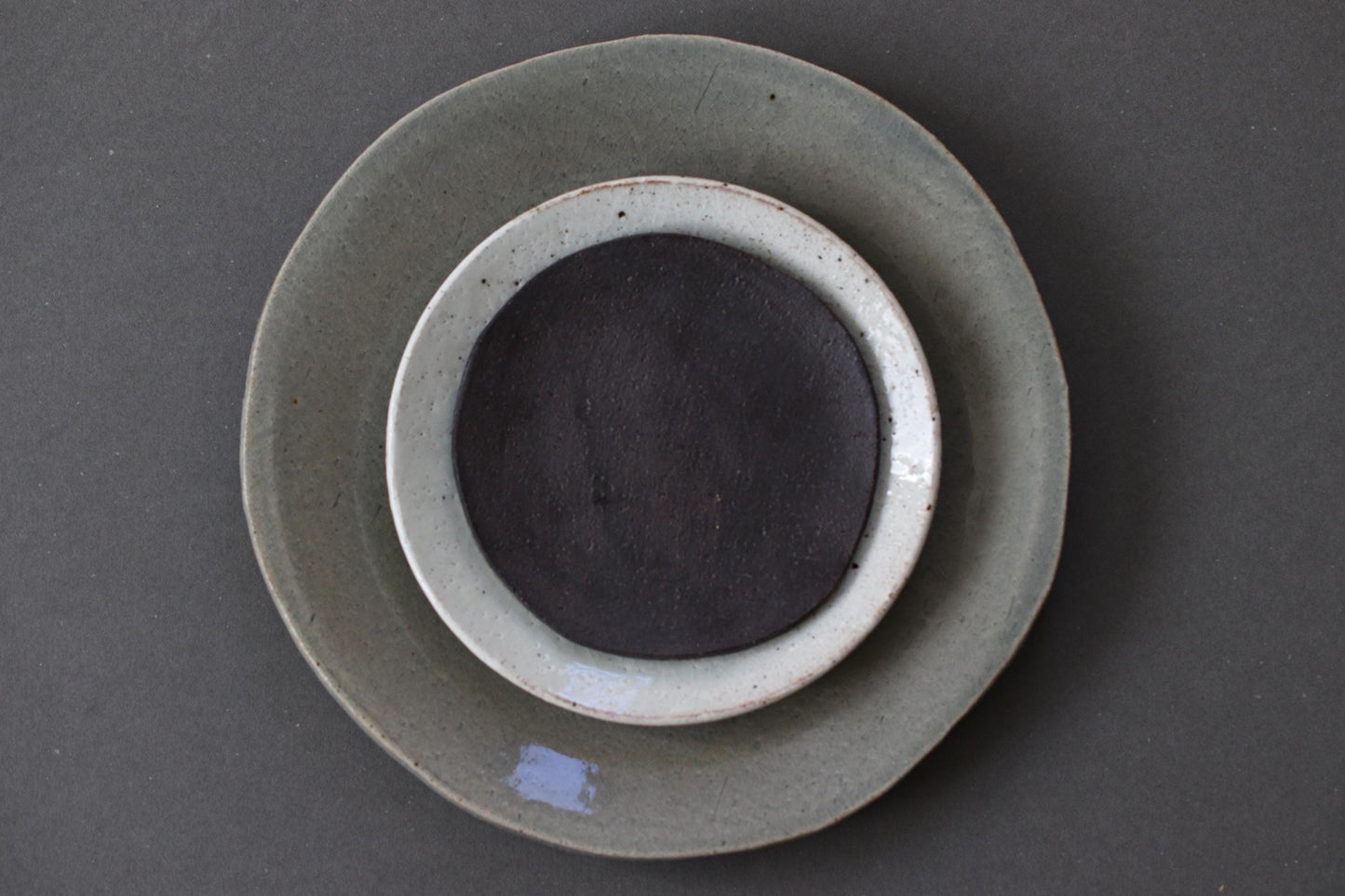 Kitayama Small Plate | Rustic Japanese Pottery Dish | Red Clay Doki Plate 11.8cm | Minimal Wabi-Sabi Plate | Artist Made in Japan