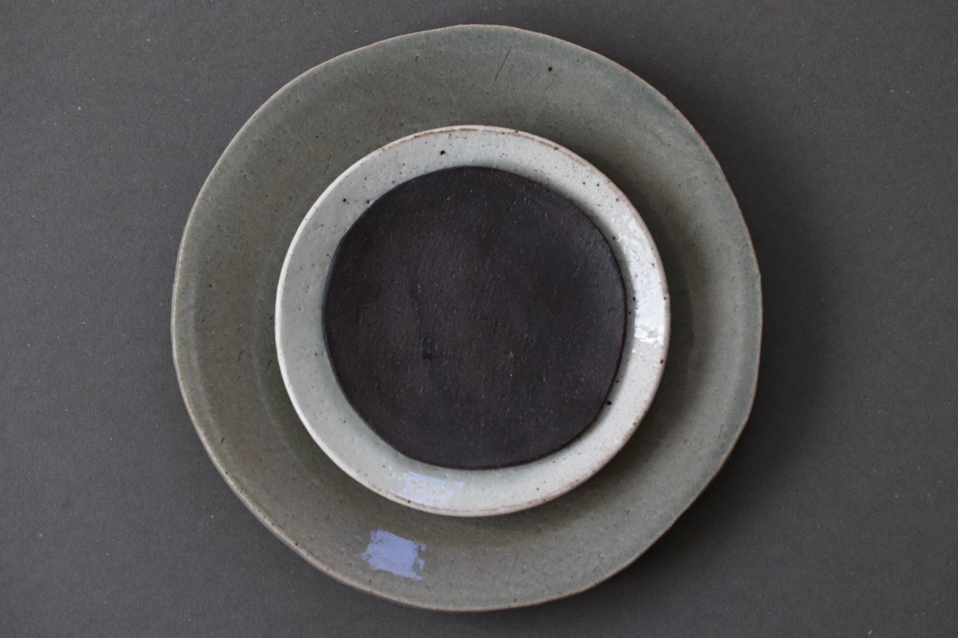 Kitayama Kohiki Small Plate | Japanese Pottery Side Plate 15.5cm | Wabi-Sabi Ceramic Dessert Dish | Artist Made in Japan