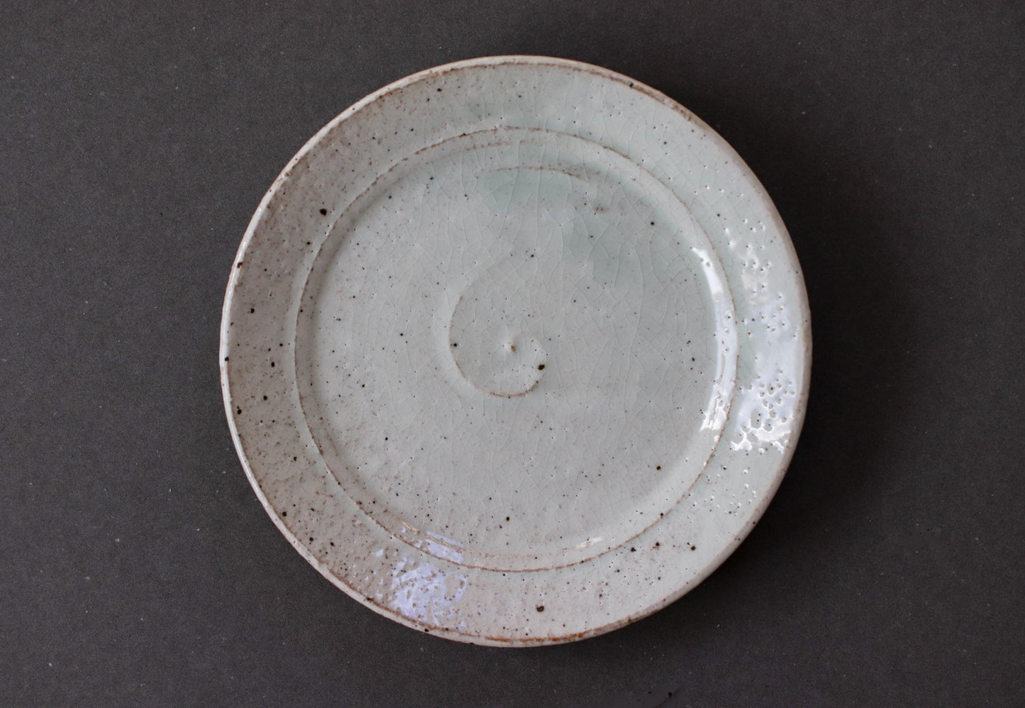 Kitayama Kohiki Small Plate | Japanese Pottery Side Plate 15.5cm | Wabi-Sabi Ceramic Dessert Dish | Artist Made in Japan
