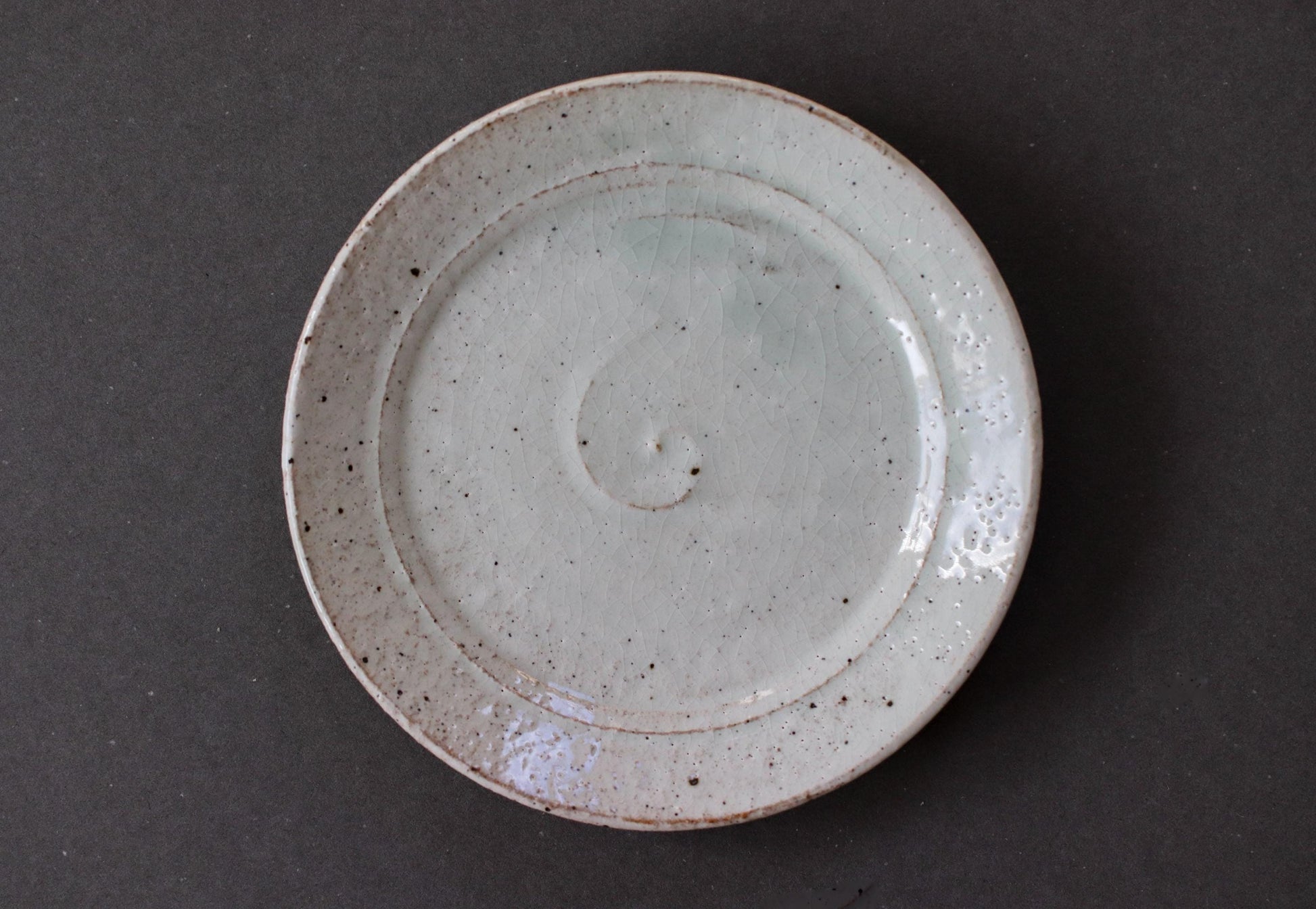 Kitayama Kohiki Small Plate | Japanese Pottery Side Plate 15.5cm | Wabi-Sabi Ceramic Dessert Dish | Artist Made in Japan