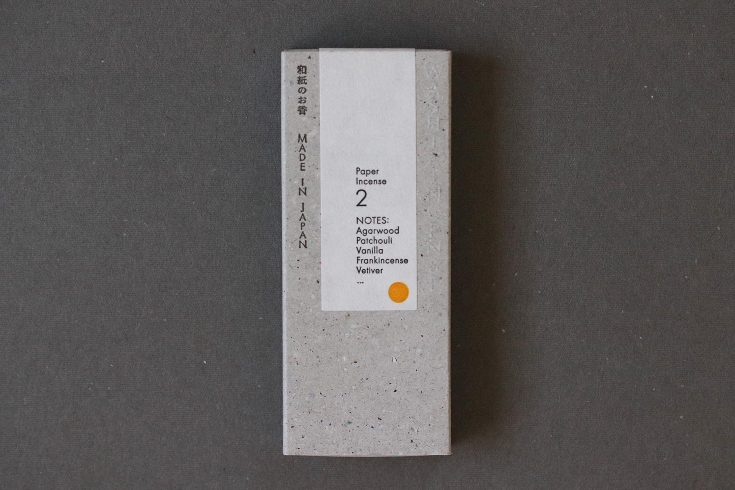 Washi Incense Paper Incense (5 Scents) | Japanese Incense from Awaji Island | Positive Message Printed | Kunjudo Patented Technology | Gift